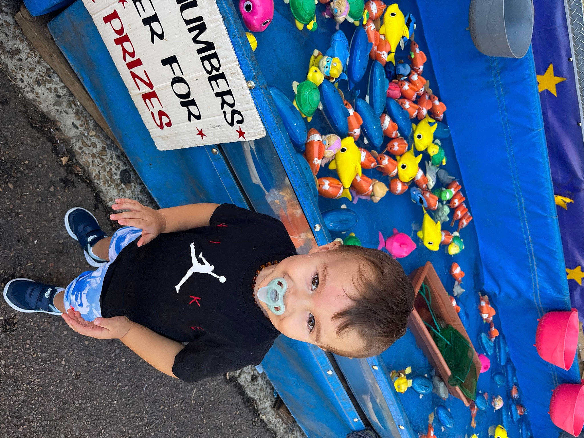 Jarni joined the competition — help win amazing prizes! baby_products, baby_toys, blue, child, city, electric_blue, fun, happy, hat, leisure, party_supply, person, photograph, play, playground, public_space, recreation, room, toddler, toy