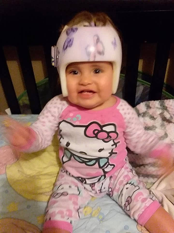 Shelby is registered to the contest to win money with this photo: baby, baby_toddler_clothing, cheek, child, cool, face, head, headgear, headwear, lip, person, pink, smile, toddler