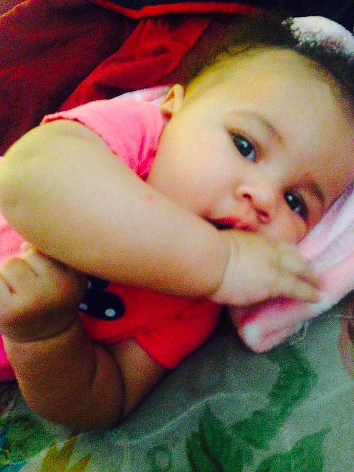 Jaylah joined the competition — help win amazing prizes! black_hair, cheek, child, eye, face, finger, girl, hand, head, human_hair_color, infant, iris, leg, lip, mouth, nose, person, pink, skin, smile