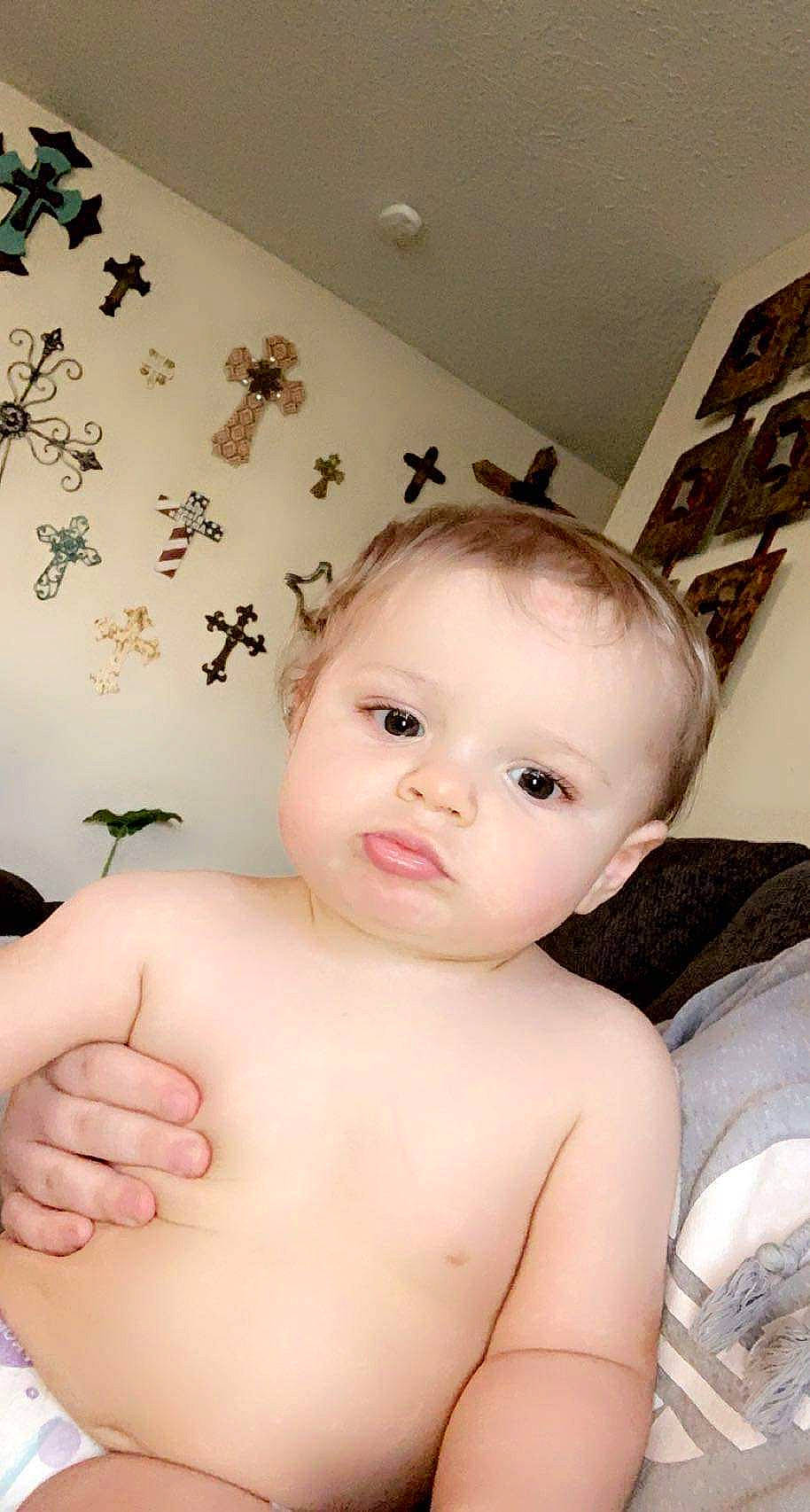 Asher joined the competition — help win amazing prizes! baby, beauty, cheek, chest, child, eye, eyebrow, eyelash, face, hairstyle, happy, iris, lip, neck, person, shoulder, skin, stomach, toddler, trunk