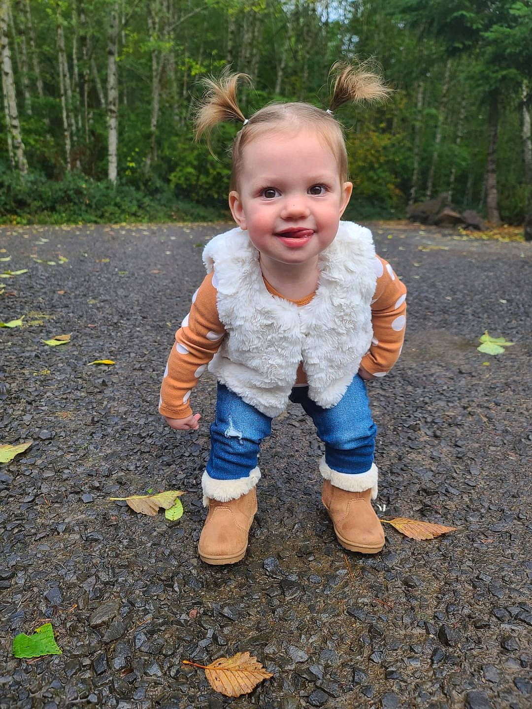 Malayna joined the competition — help win amazing prizes! asphalt, baby_toddler_clothing, denim, electric_blue, foot, fun, grass, happy, human_leg, joy, leaf, leg, leisure, people_in_nature, person, plant, sitting, smile, soil, t_shirt