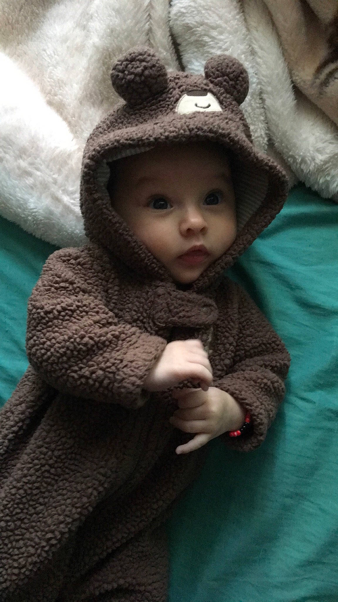 Ofelia joined the competition — help win amazing prizes! baby, cheek, child, headgear, knit_cap, knitting, outerwear, person, skin, toddler, wool, woolen