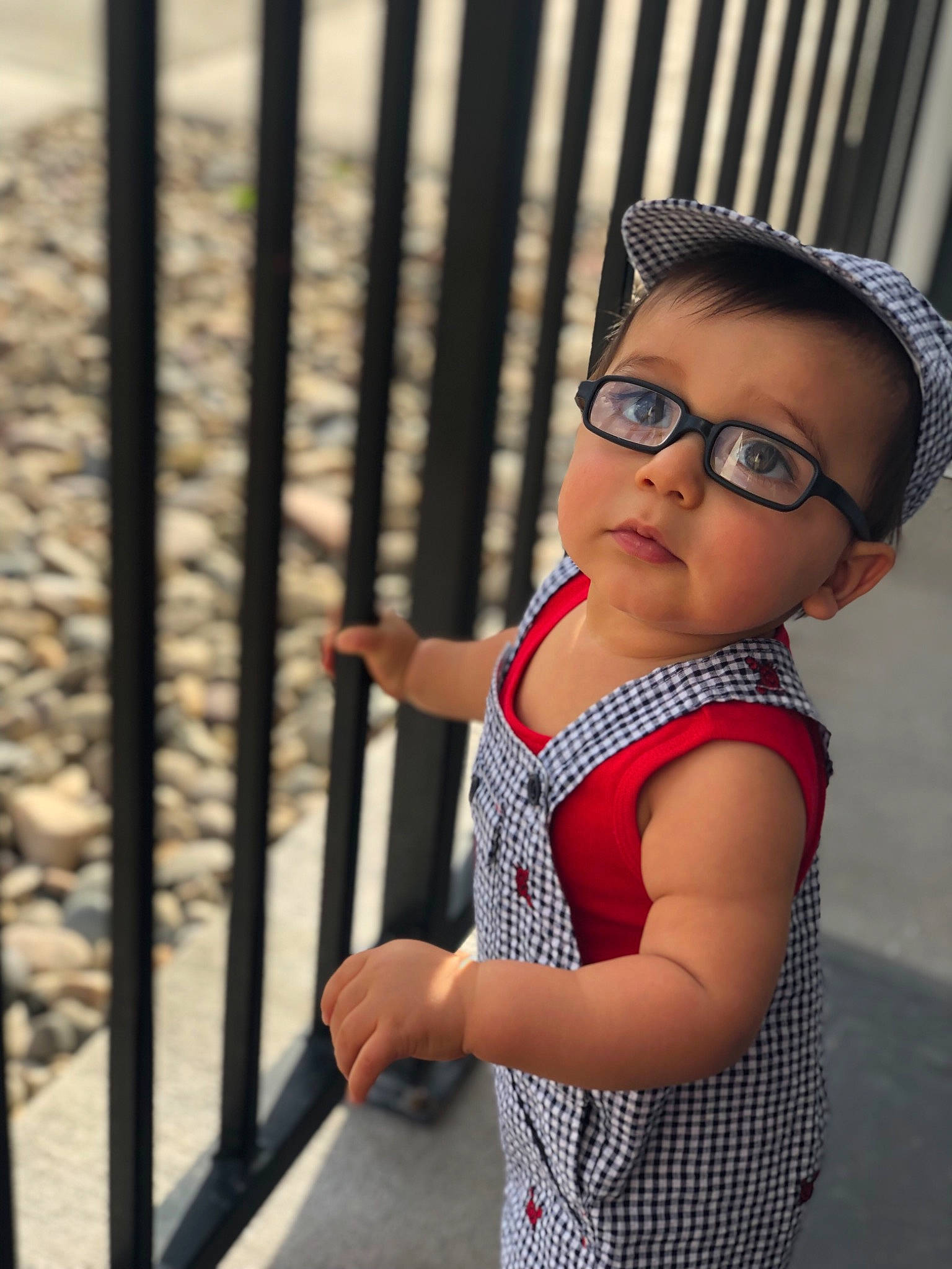 Matthias joined the competition — help win amazing prizes! black_hair, child, eyewear, glasses, person, photo_shoot, photography, smile, toddler, vacation