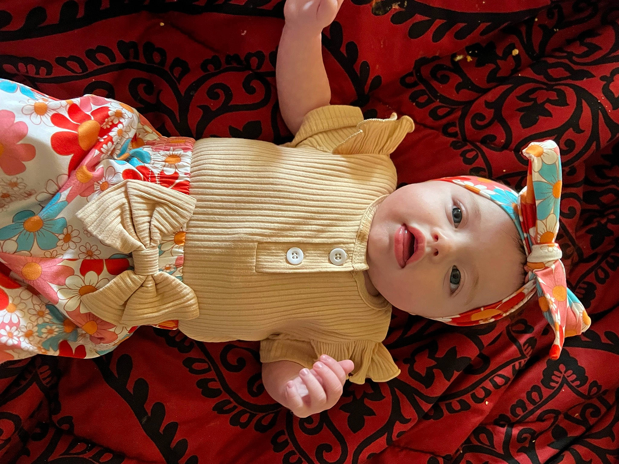 Athena is registered to the contest to win money with this photo: art, baby_toddler_clothing, beauty, cheek, child, doll, eye, eyelash, fawn, flesh, head, headwear, human_body, linens, pattern, person, product, room, skin, textile