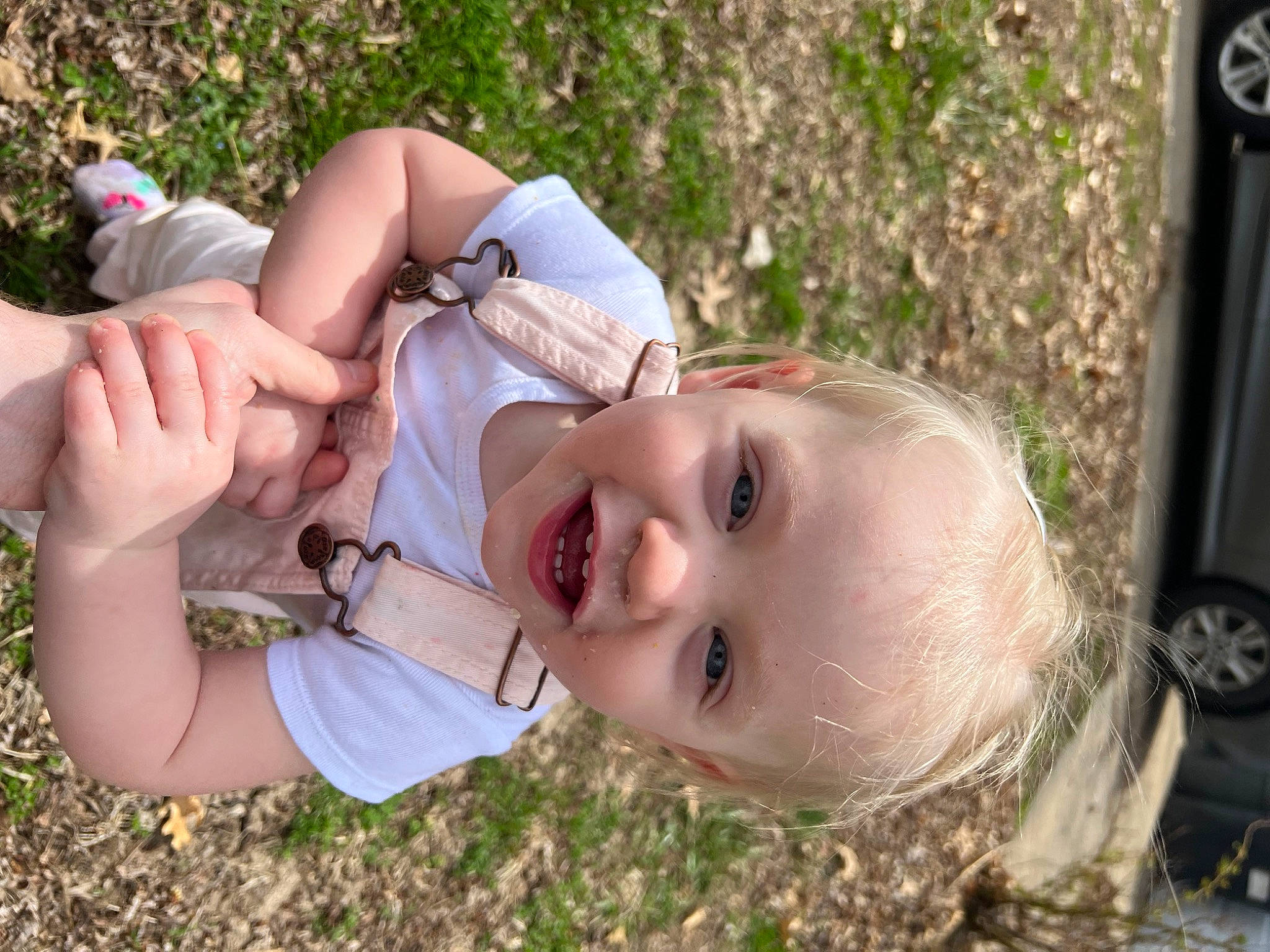 Hailey joined the competition — help win amazing prizes! baby, blond, child, fawn, fun, gesture, grass, grass_family, grassland, happy, leaf, leisure, lip, nose, people_in_nature, person, plant, skin, smile, toddler