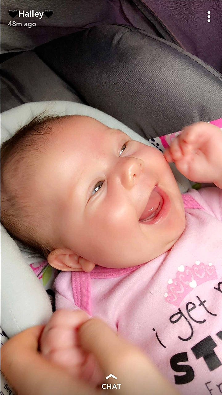 Addalynn joined the competition — help win amazing prizes! baby, bedtime, cheek, child, chin, close_up, ear, eye, eyebrow, face, finger, hand, head, joy, lip, mouth, nose, person, pink, skin