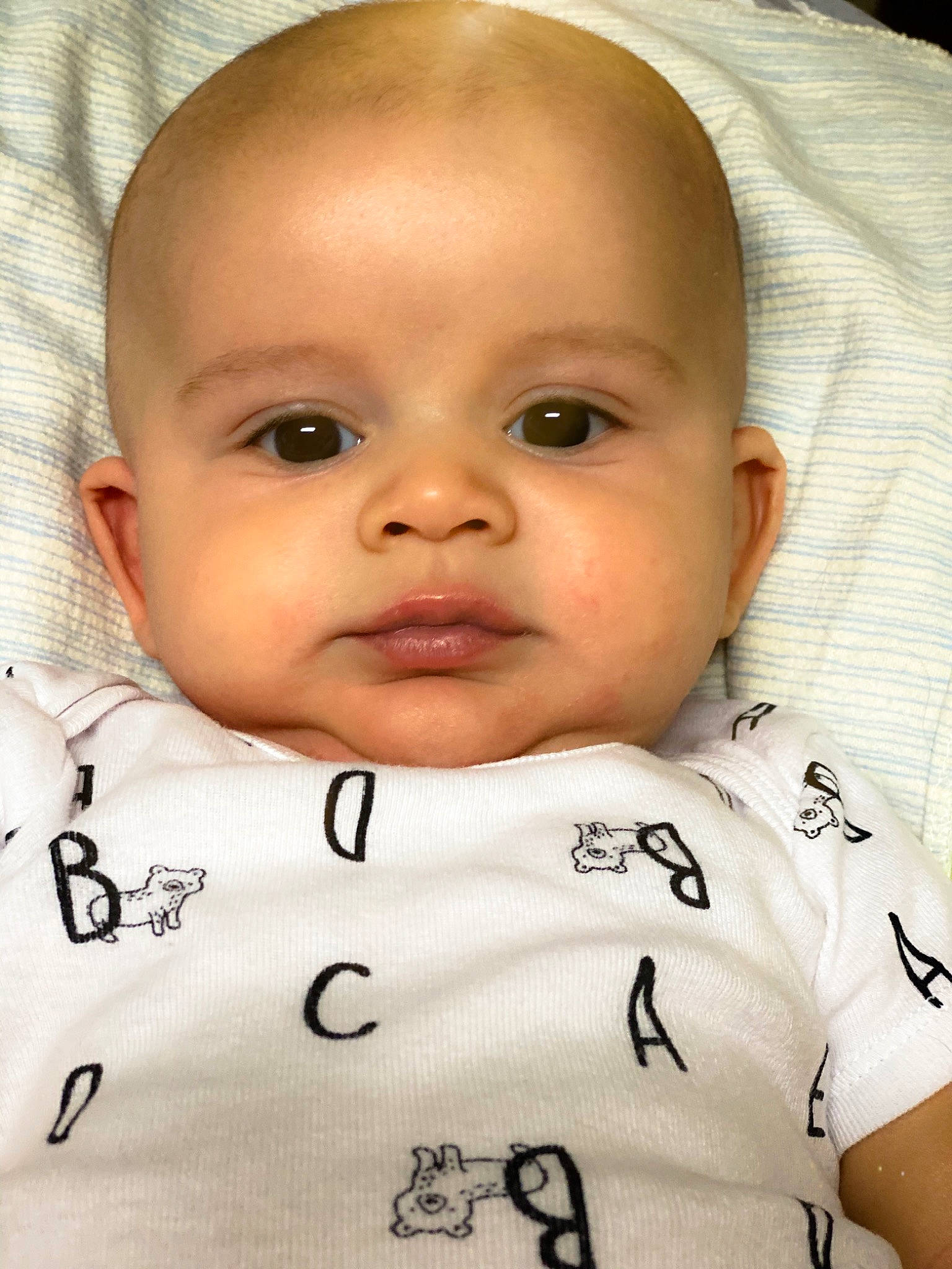 Ian joined the competition — help win amazing prizes! baby, cheek, child, chin, close_up, eye, eyebrow, face, facial_expression, forehead, head, lip, nose, person, portrait_photography, skin, smile, toddler