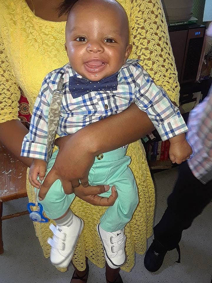 Terrance joined the competition — help win amazing prizes! baby, child, person, shoe, sitting, smile, toddler