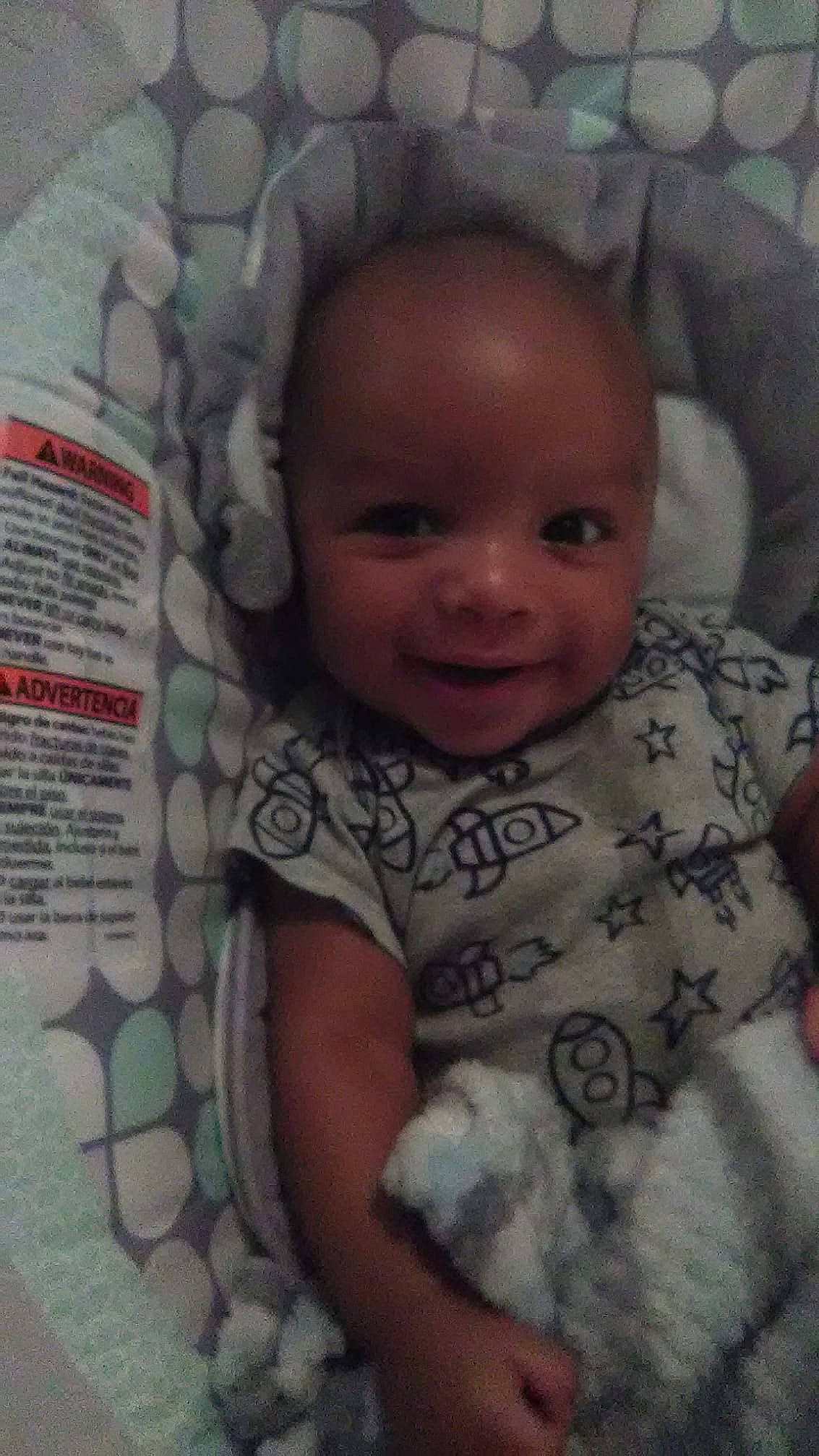 Terrance is registered to the contest to win money with this photo: baby, cheek, child, eye, eyebrow, face, facial_expression, forehead, head, lip, mouth, nose, person, skin, smile, toddler