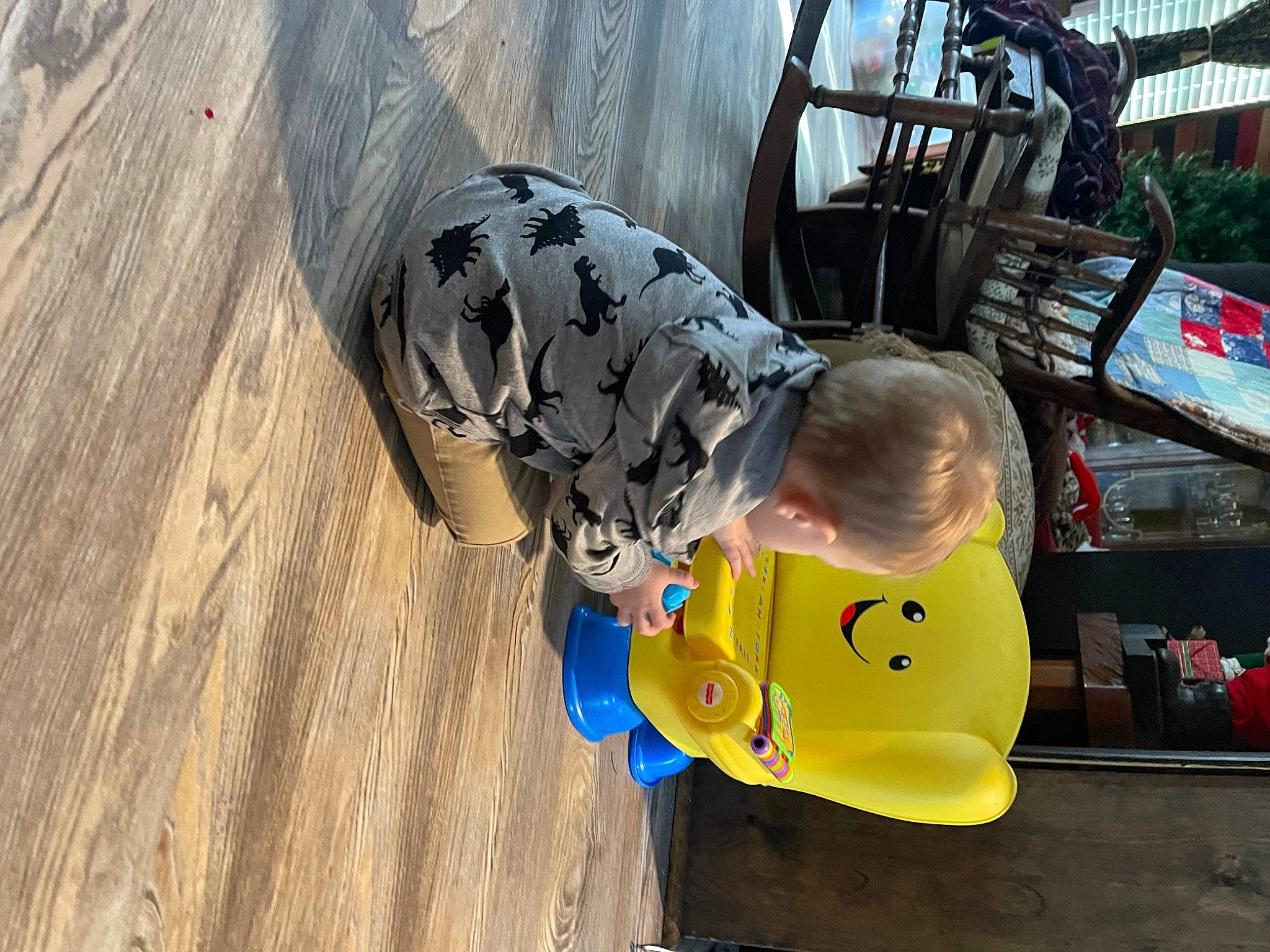 Bentley joined the competition — help win amazing prizes! adventure, child, concrete, flooring, fun, hardwood, landscape, leisure, outdoor_play_equipment, pattern, person, personal_protective_equipment, play, recreation, sitting, toddler, vacation, visual_arts, water, wood