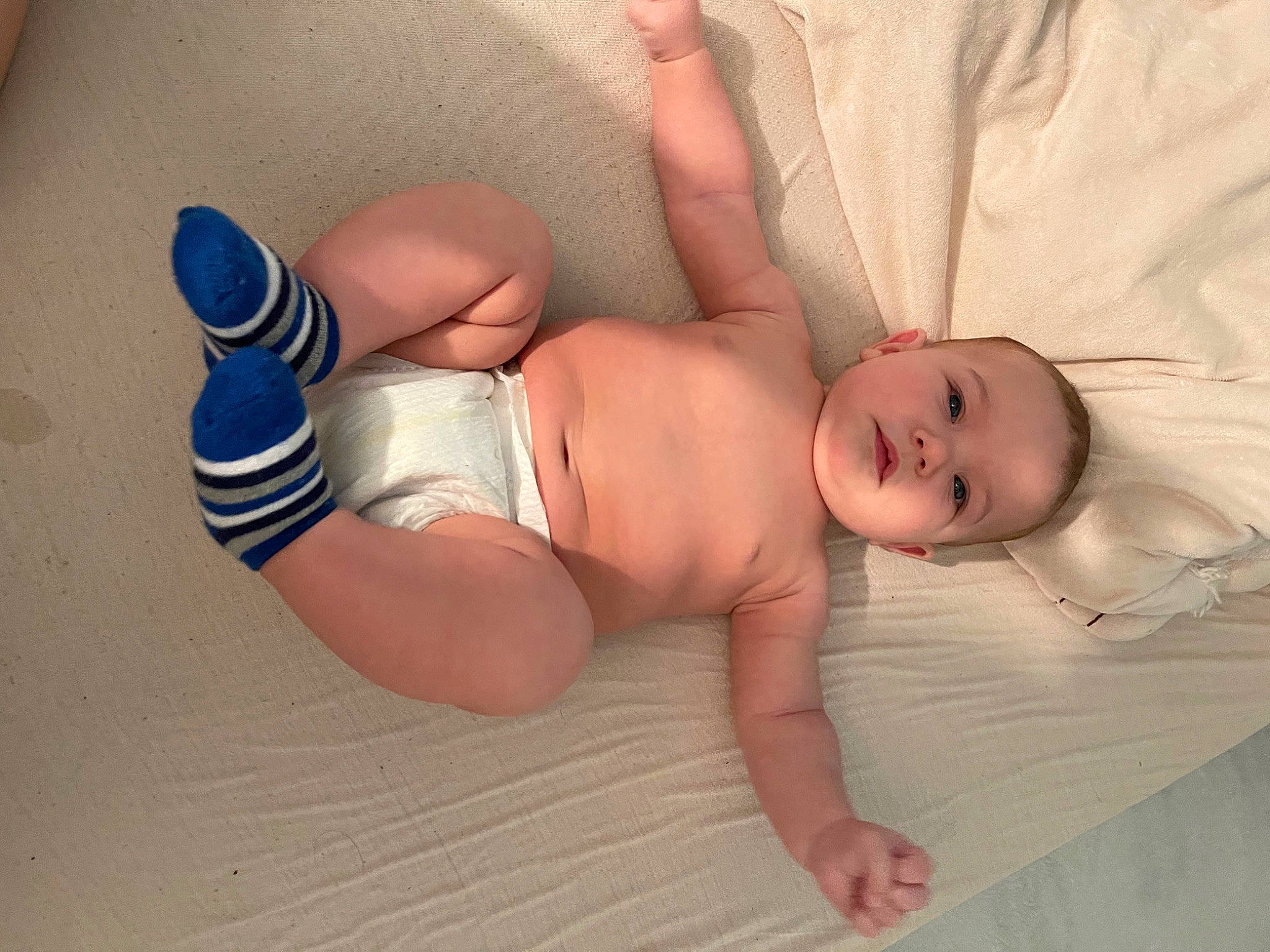 Jayden joined the competition — help win amazing prizes! abdomen, arm, baby, barefoot, chest, comfort, diaper, elbow, finger, hand, human_body, joint, knee, leg, muscle, person, skin, stomach, thigh, thumb