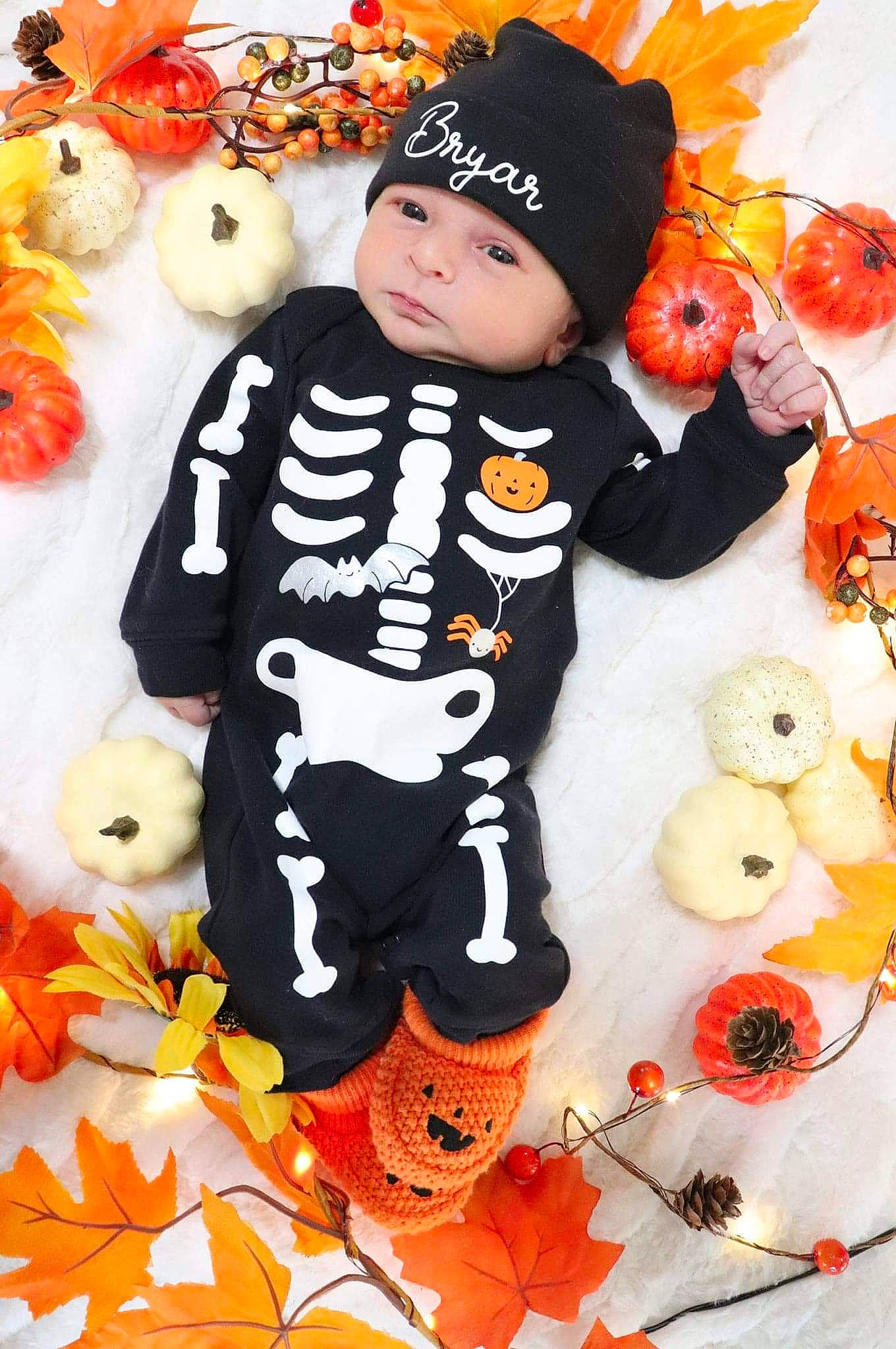 Bryar joined the competition — help win amazing prizes! baby, baby_toddler_clothing, cap, carmine, child, font, fur, happy, hat, headgear, headwear, orange, pattern, person, red, sleeve, stuffed_toy, teddy_bear, textile, toddler