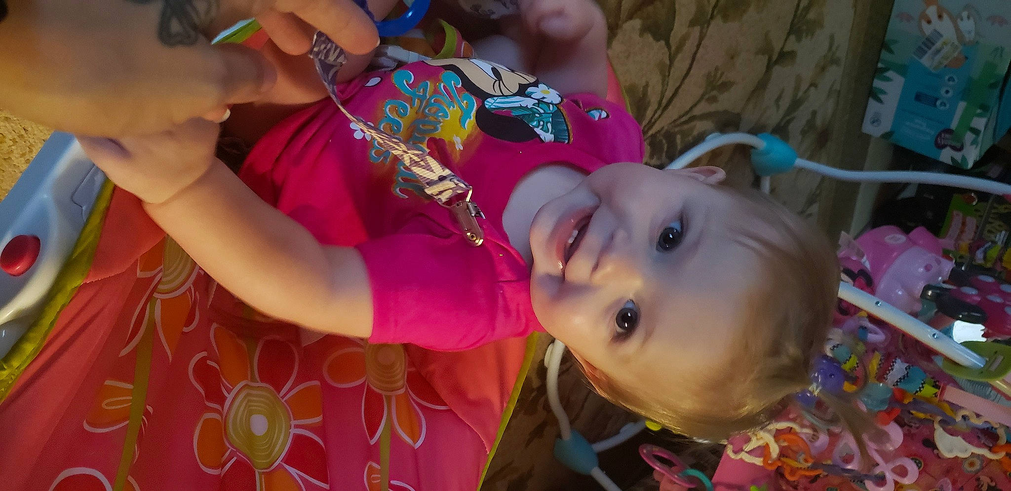 Ireland joined the competition — help win amazing prizes! baby, bracelet, cheek, child, event, fashion_accessory, fun, happy, jewellery, leisure, magenta, nail, party, party_supply, person, pink, play, purple, smile, toddler