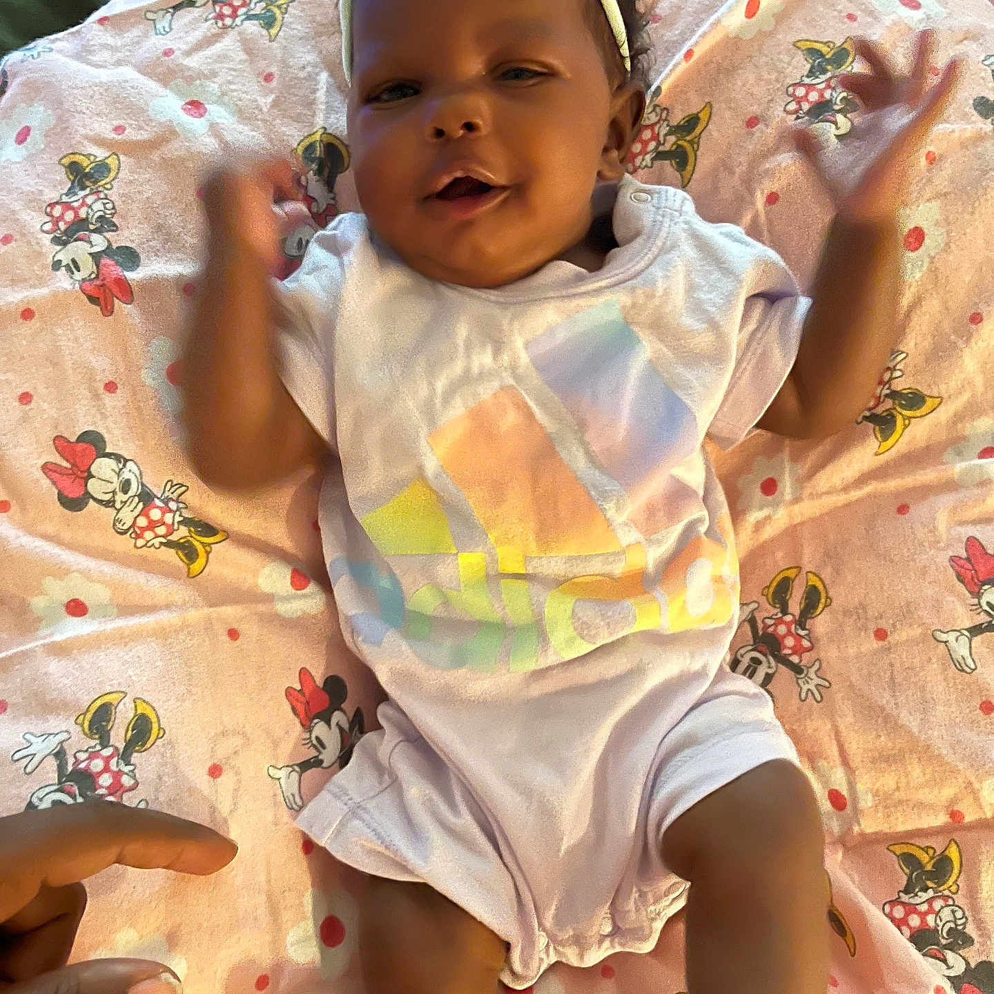 Kehlani is registered to the contest to win money with this photo: baby, babylaughing, blanket, clothing, cushion, face, happy, head, homedecor, person, photography, portrait, sitting, sleeve, smile