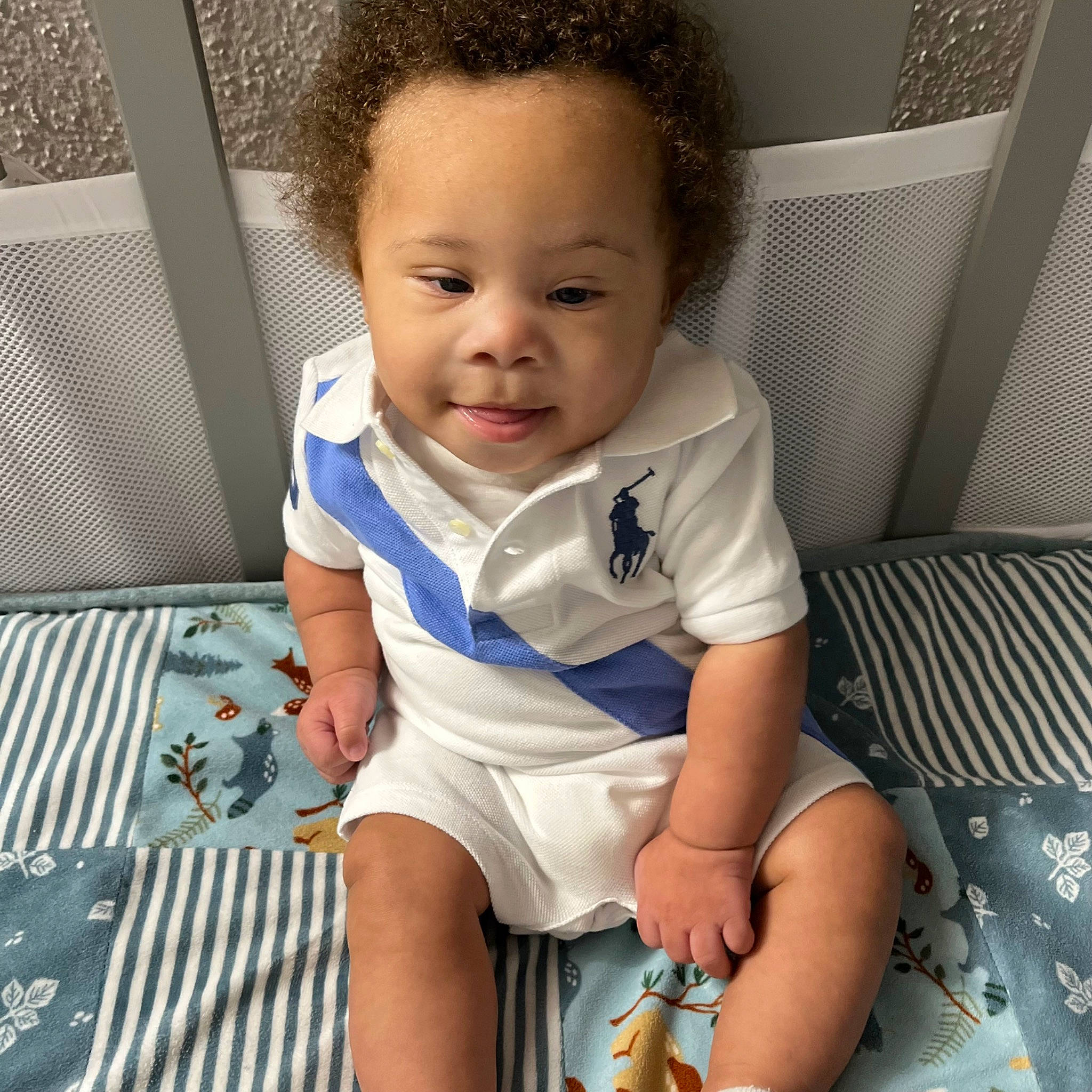 Deon joined the competition — help win amazing prizes! baby, baby_toddler_clothing, cheek, child, comfort, eye, face, happy, human_leg, iris, knee, leg, nose, person, product, shorts, skin, sleeve, smile, thigh
