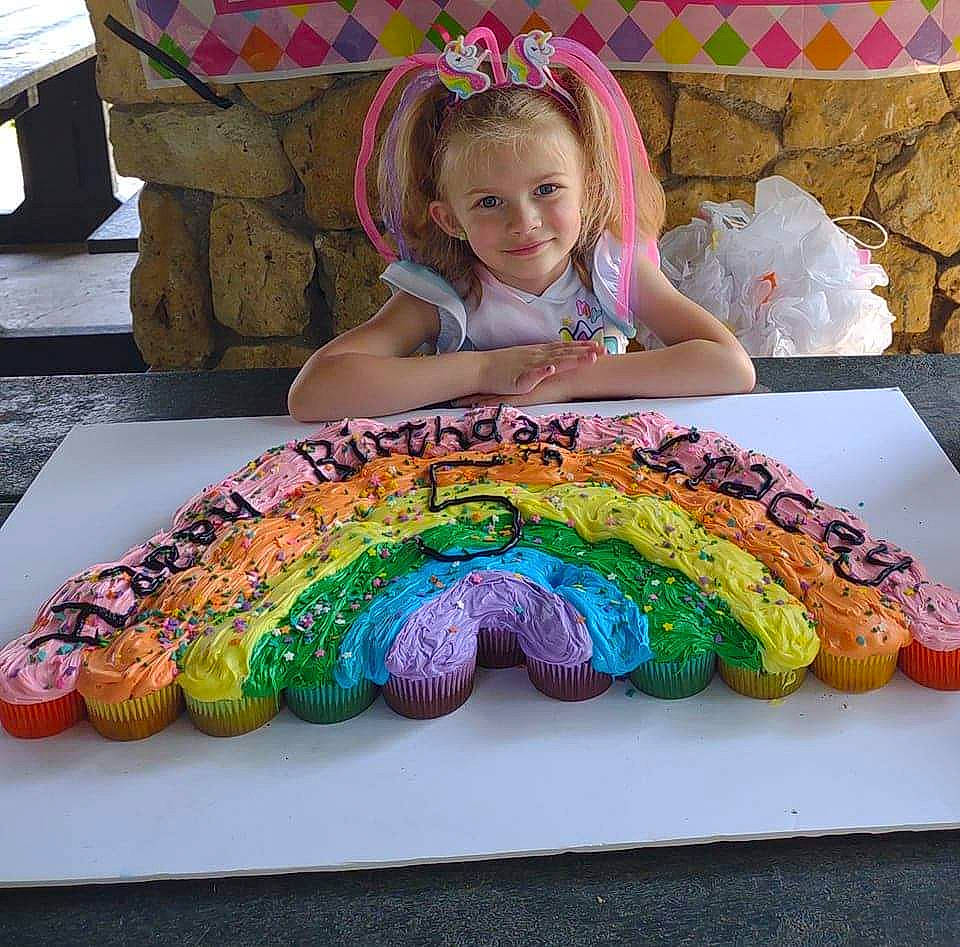 Gracey joined the competition — help win amazing prizes! art, baked_goods, birthday, birthday_cake, birthday_party, cake, cake_decorating, cake_decorating_supply, cuisine, dish, food, fun, ingredient, joy, person, pink, plate, recipe, sugar_cake, sweetness