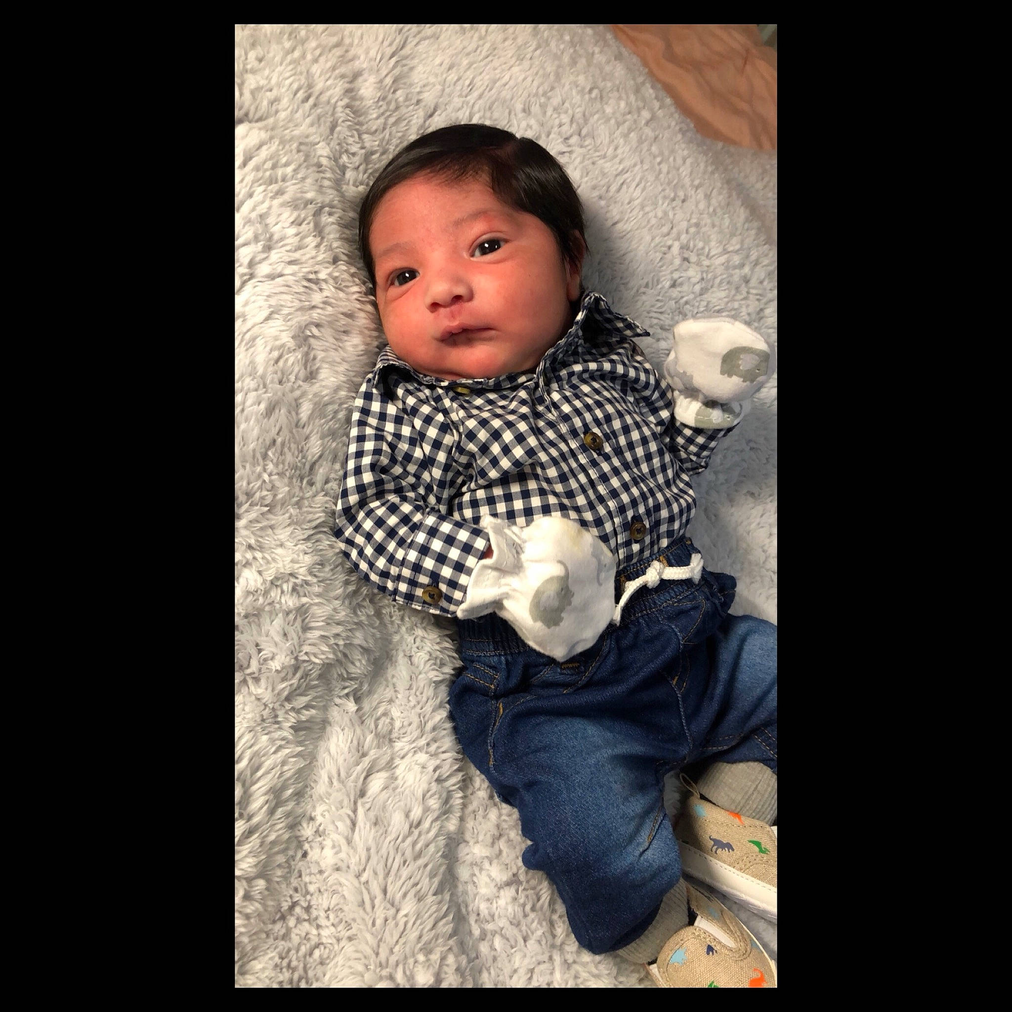 Mateo Lucas is registered to the contest to win money with this photo: baby, baby_toddler_clothing, comfort, darkness, denim, flash_photography, flooring, fun, happy, monochrome, monochrome_photography, nose, pattern, person, portrait_photography, sitting, sleeve, still_life_photography, t_shirt, toddler