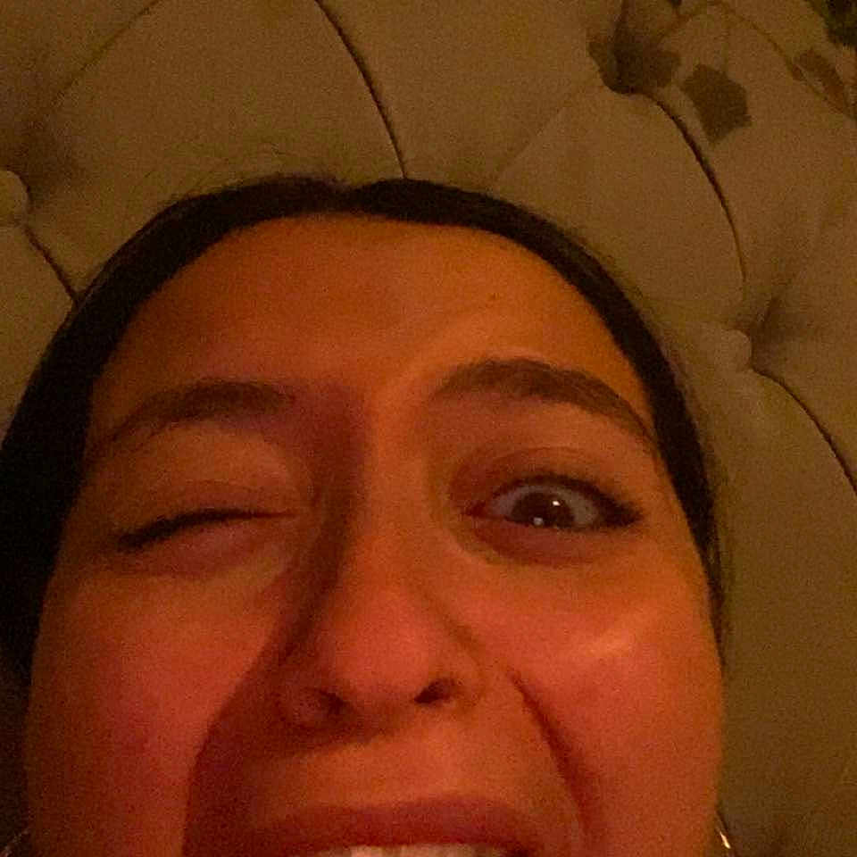 Olivia Mjekiqi joined the competition — help win amazing prizes! cheek, ear, eyebrow, eyelash, forehead, fun, gesture, happy, iris, jaw, lip, mouth, nose, skin, smile, snow, throat, tints_and_shades, tooth, wrinkle