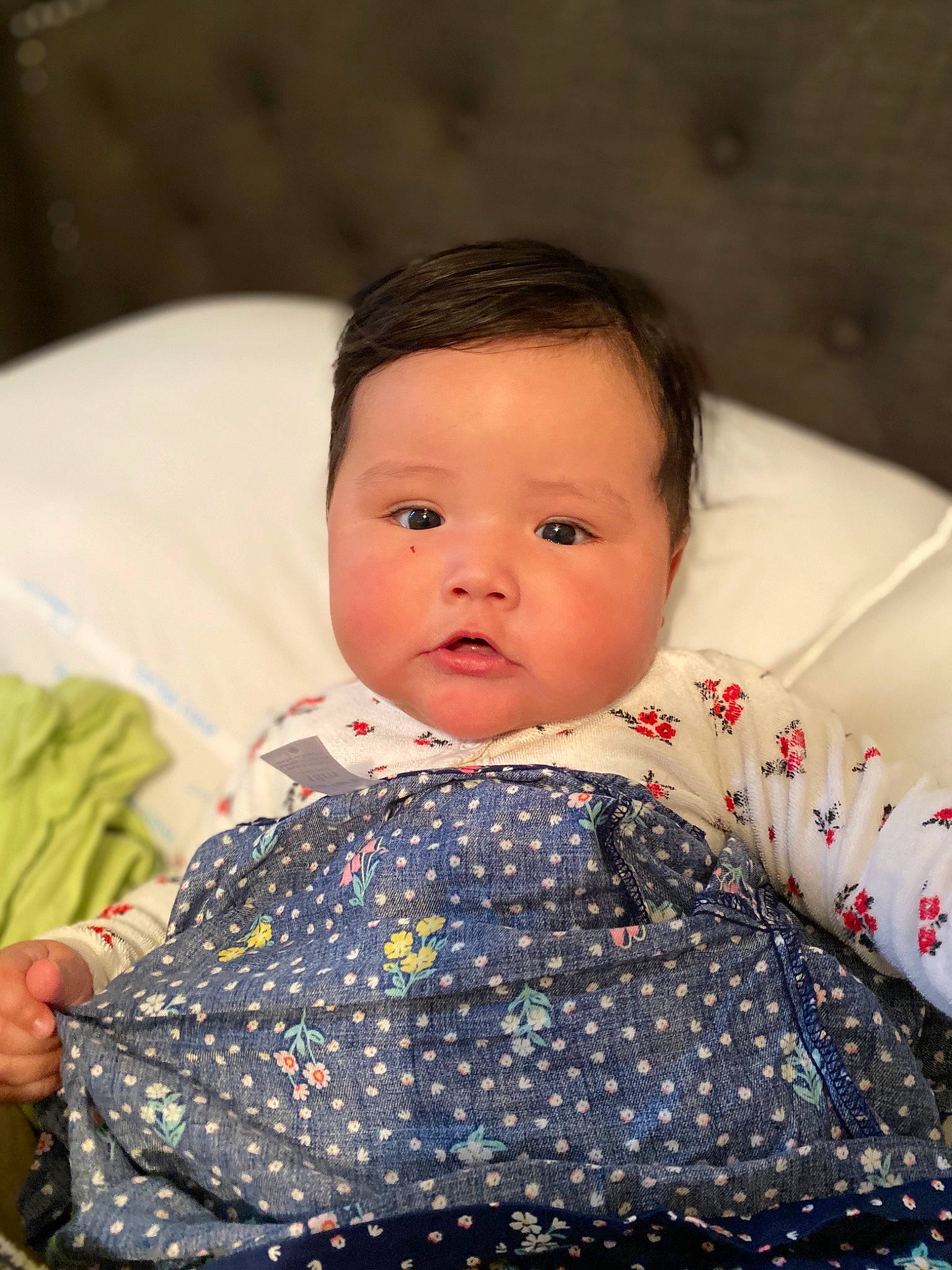 Celine joined the competition — help win amazing prizes! baby, beauty, cheek, child, eye, face, head, person, skin, toddler