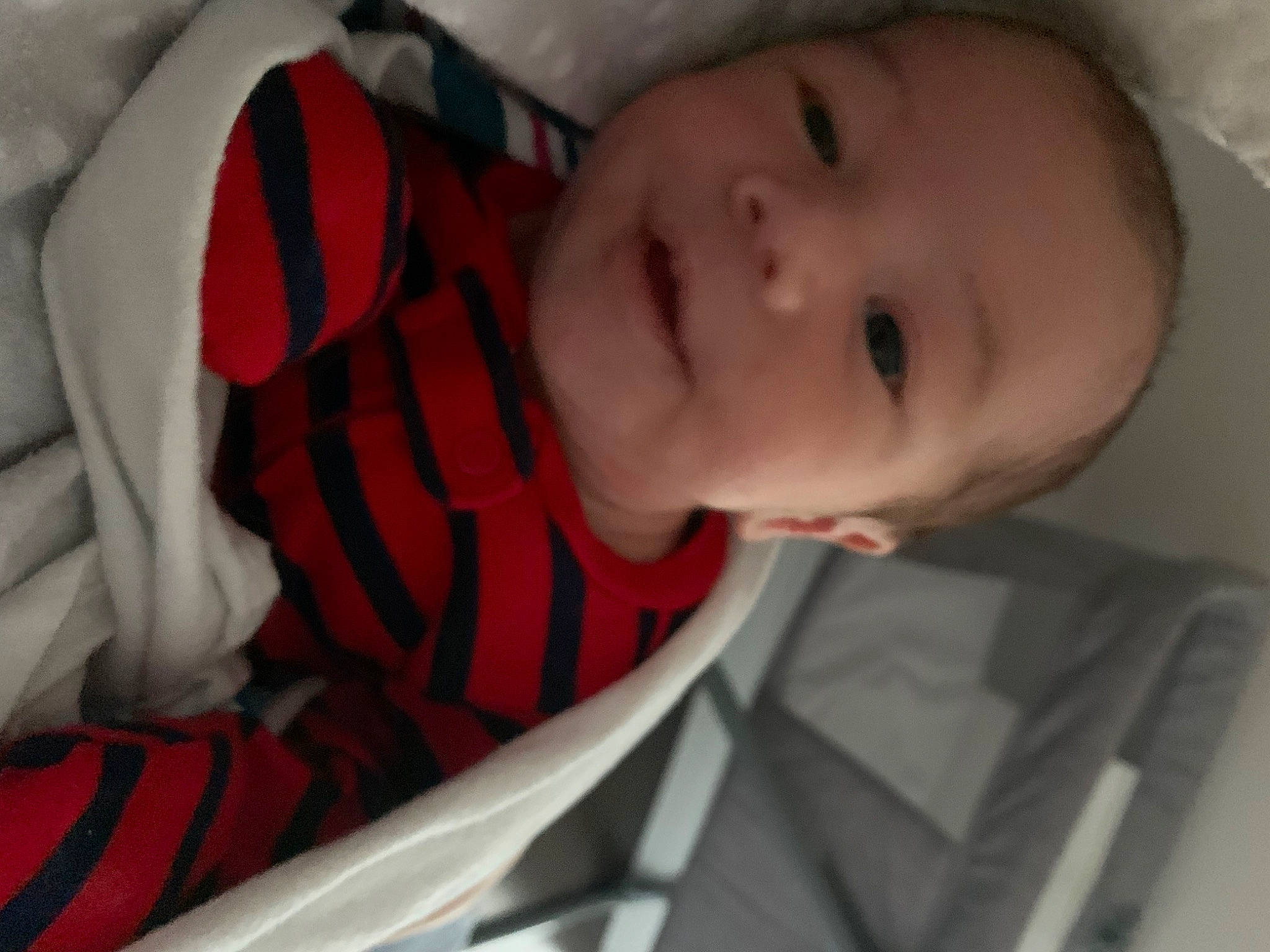 Magnus is registered to the contest to win money with this photo: baby, baby_toddler_clothing, cheek, chin, comfort, eye, eyebrow, finger, head, human_body, iris, lip, mouth, neck, nose, person, skin, sleeve, smile, toddler