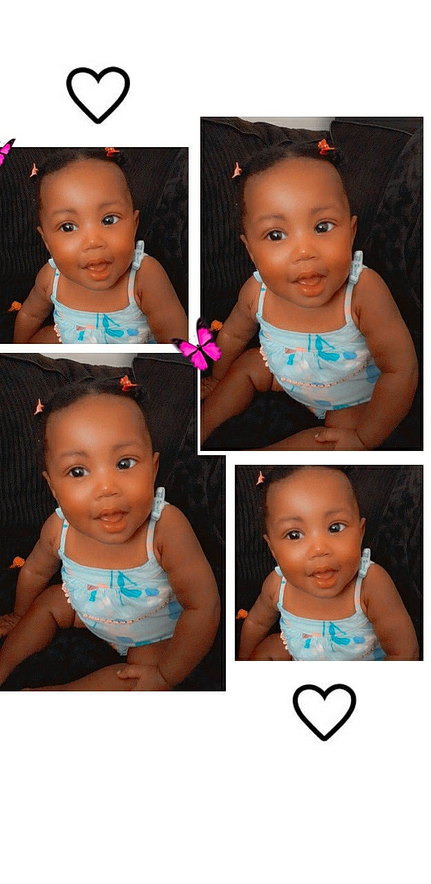 Kataye is registered to the contest to win money with this photo: baby_toddler_clothing, black, blue, cheek, eyebrow, eyelash, face, facial_expression, hairstyle, happy, head, human, joy, neck, person, photograph, pink, product, purple, sleeve