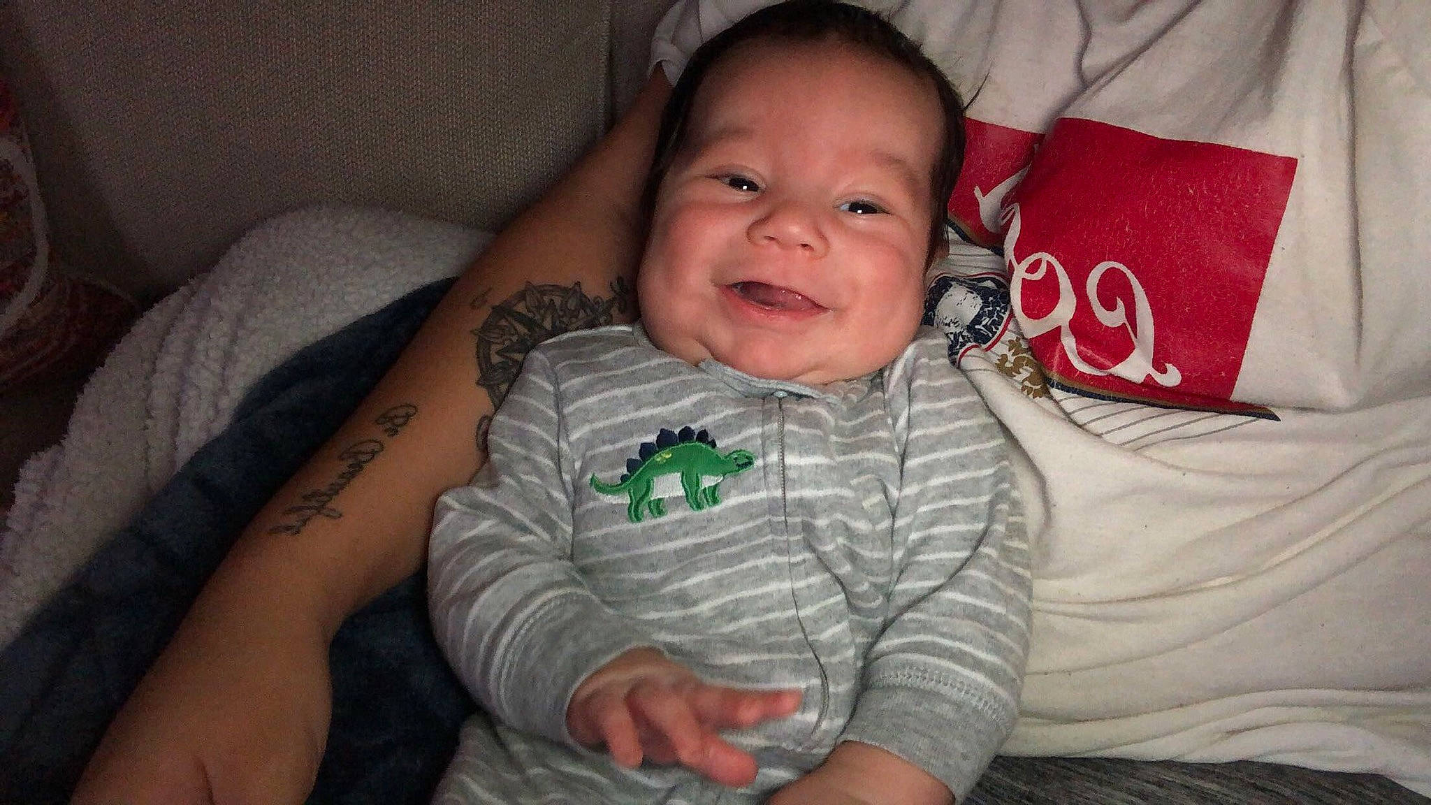 Hayven joined the competition — help win amazing prizes! baby, cheek, child, eye, finger, mouth, nose, person, sitting, skin, smile, toddler