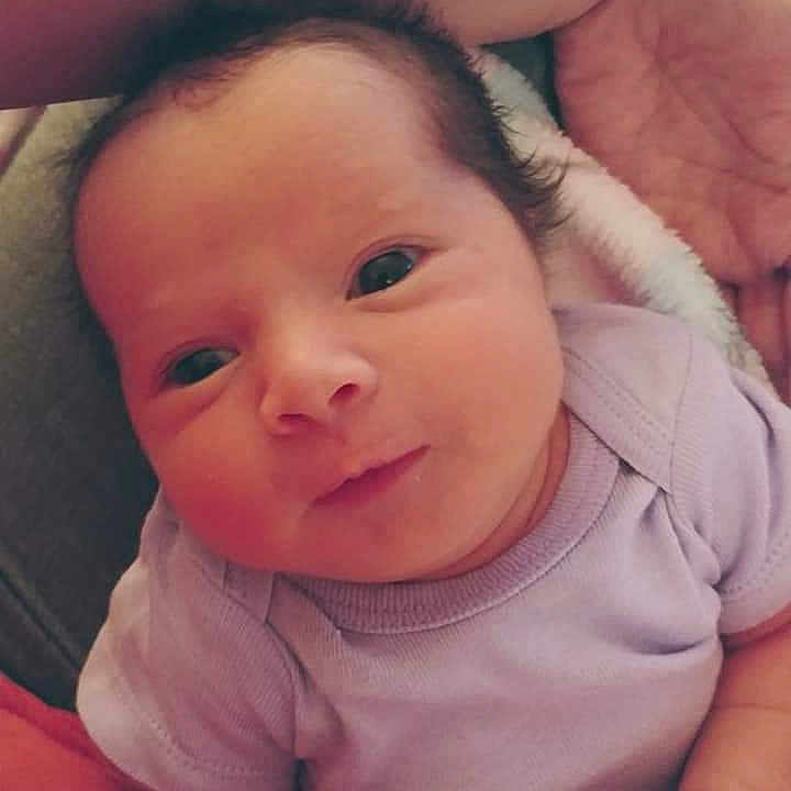 Alivia is registered to the contest to win money with this photo: baby, baby_making_funny_faces, beauty, cheek, child, chin, close_up, ear, eye, eyebrow, face, facial_expression, forehead, head, lip, mouth, nose, person, skin, smile