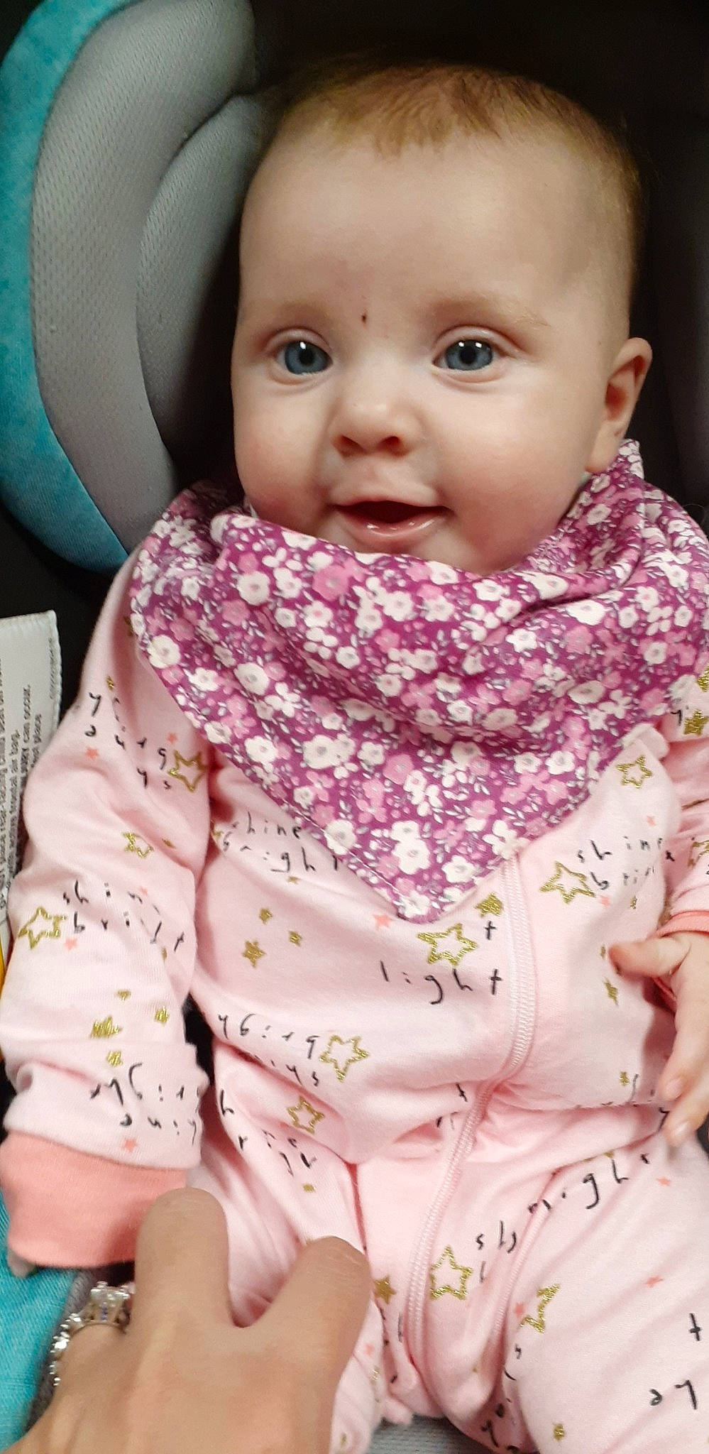 Braylee joined the competition — help win amazing prizes! baby, baby_toddler_clothing, cheek, chin, collar, dress_shirt, eye, eyebrow, face, human_body, iris, lip, mouth, nose, person, pink, skin, sleeve, smile, textile