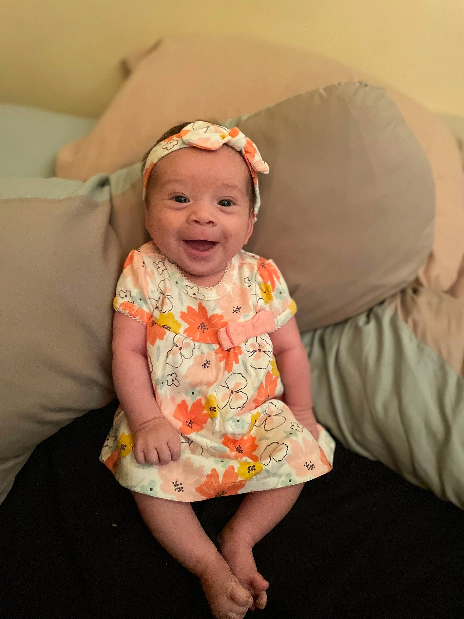 Cianna joined the competition — help win amazing prizes! baby_toddler_clothing, comfort, day_dress, dress, embellishment, eye, face, flash_photography, fun, happy, human_body, iris, magenta, neck, person, pink, shoulder, skin, sleeve, smile