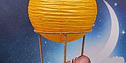 Raphaël participe au concours pour gagner de l'argent avec cette photo : newborn, baby, sleeping, hot_air_balloon, basket, yellow, balloon, teddy_bear, blanket, rope, night_sky, stars, crescent_moon, clouds, studio_photo, portrait, cute, infant, soft_lighting, dreamy