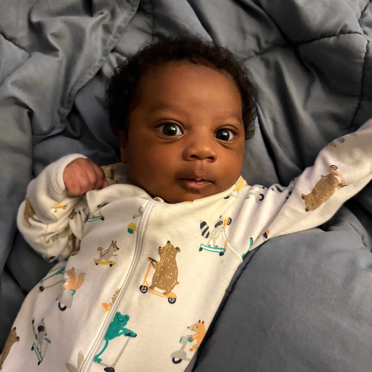 Lucas joined the competition — help win amazing prizes! baby, bed, blanket, bodypart, clothing, couch, face, finger, furniture, hand, happy, head, knitwear, longsleeve, person, photography, portrait, sleeve, smile, sweater
