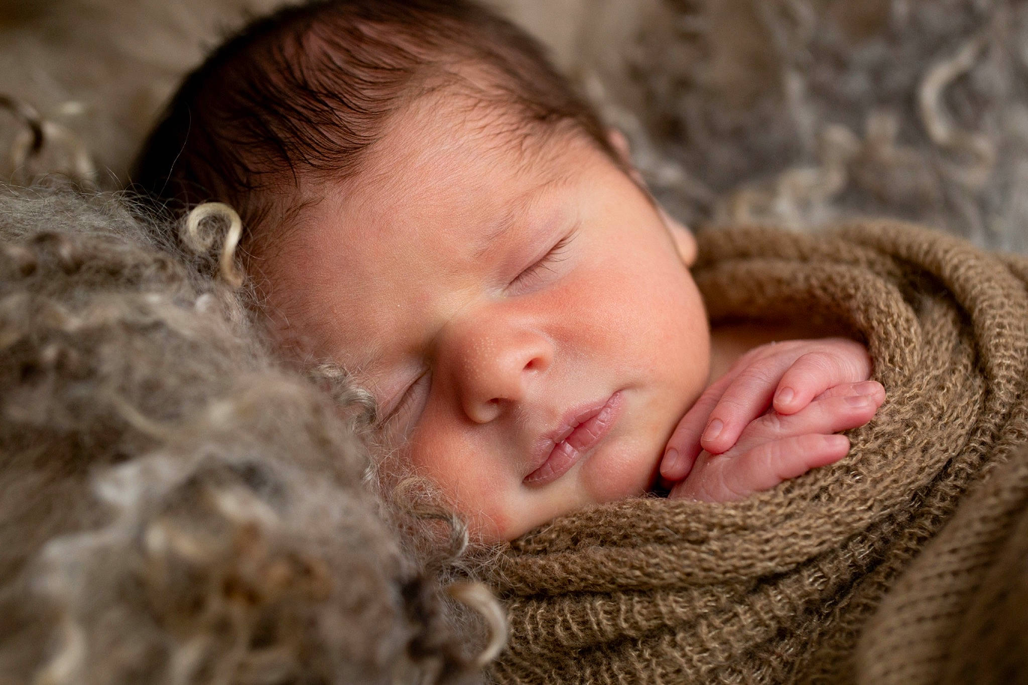 Ryder is registered to the contest to win money with this photo: baby, cheek, child, close_up, ear, eye, face, fur, lip, nose, person, photograph, photography, portrait_photography, skin, sleep, toddler, wool