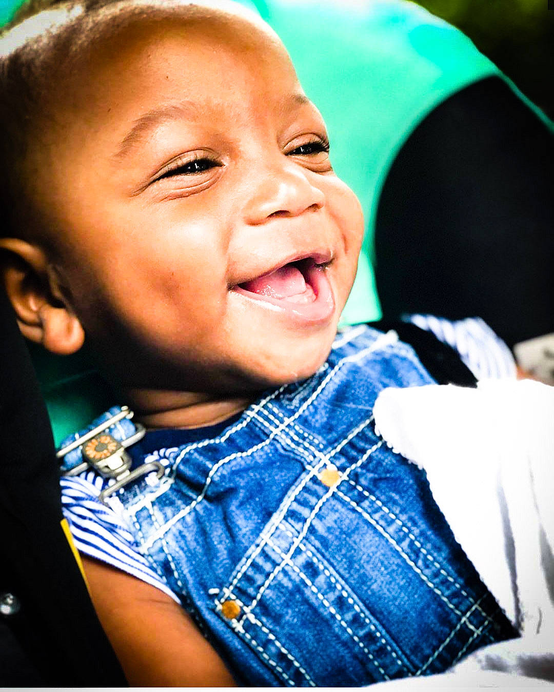 Hendrix joined the competition — help win amazing prizes! baby, blue, cheek, child, chin, cool, eye, face, facial_expression, fun, happy, head, laugh, lip, nose, organ, people, person, skin, smile