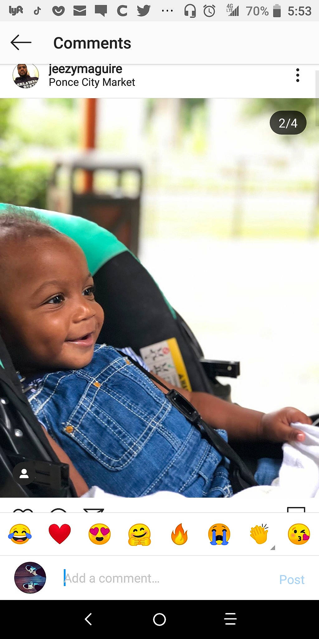 Hendrix joined the competition — help win amazing prizes! baby, child, person, photo_caption, play, product, sitting, toddler