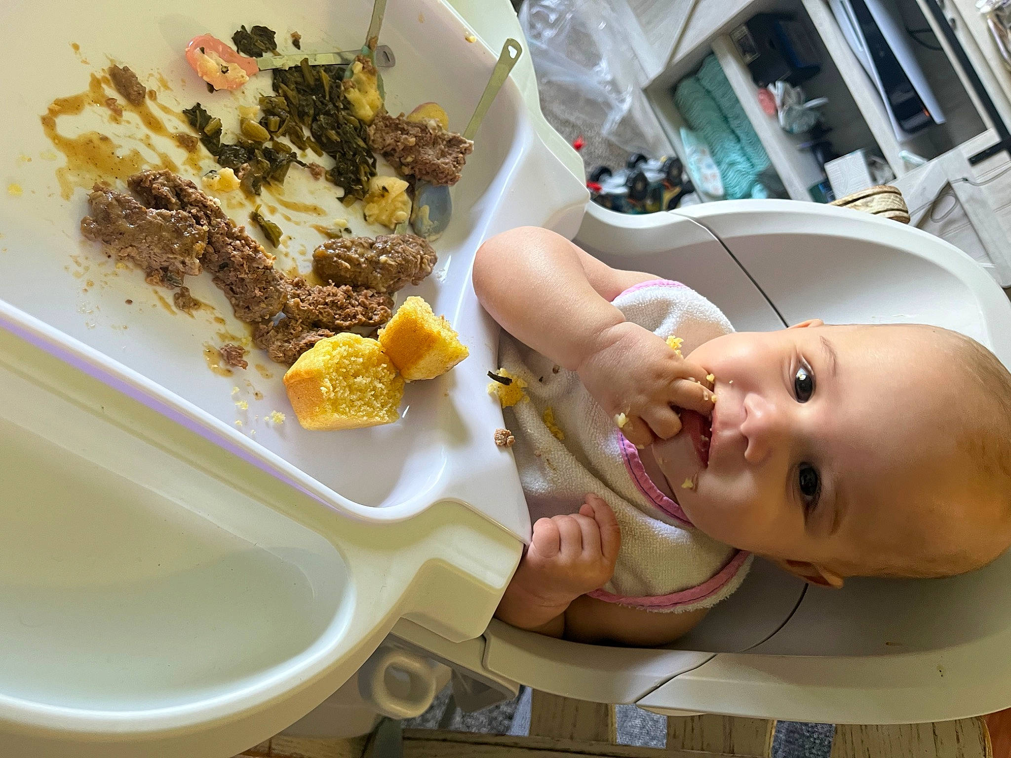 Elliana joined the competition — help win amazing prizes! baby, baby_products, bathing, breakfast, child, comfort_food, cuisine, culinary_art, dessert, dish, food, fun, gelato, hat, ingredient, person, plate, recipe, smile, tableware