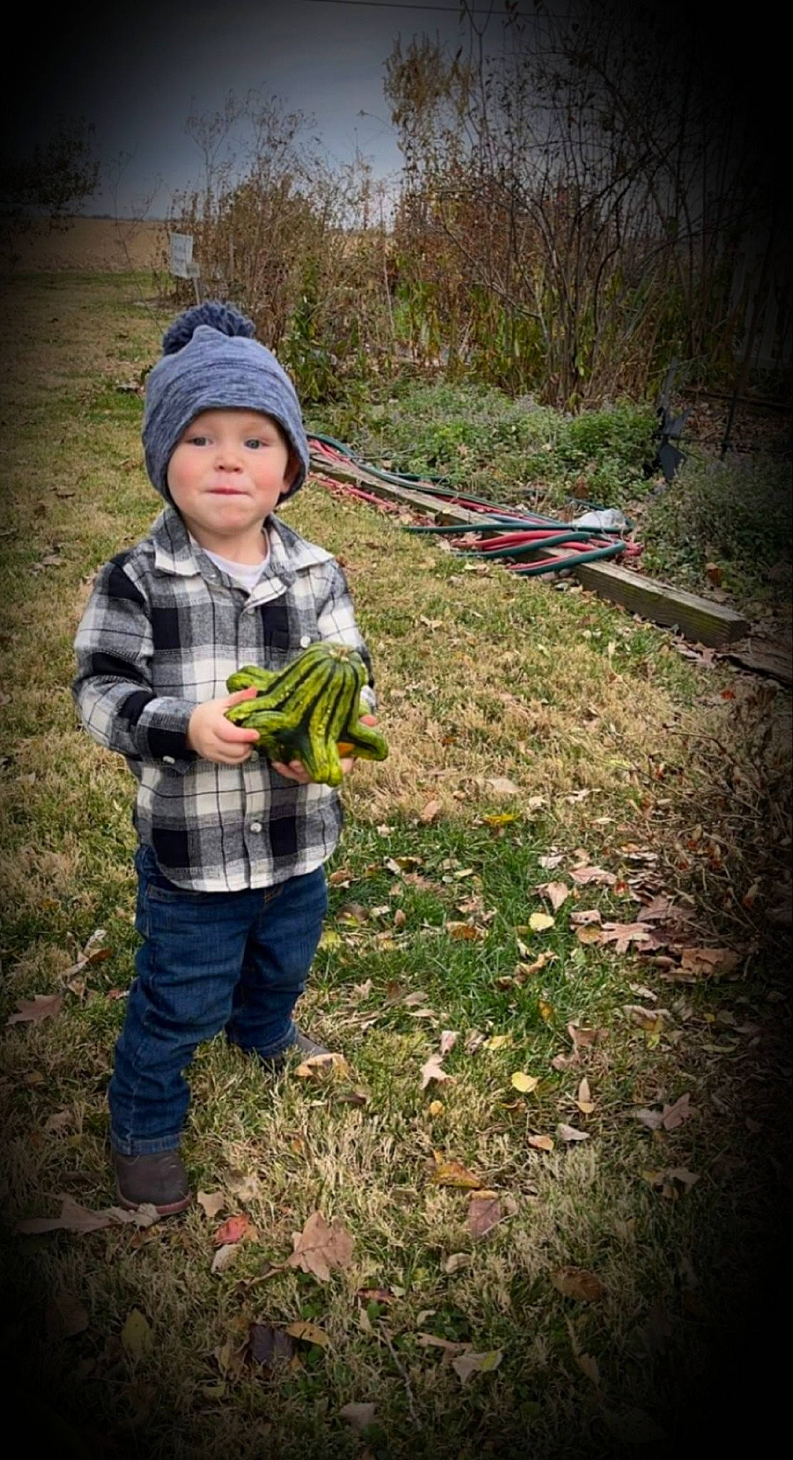 Nash joined the competition — help win amazing prizes! child, flash_photography, forest, fun, grass, grassland, happy, headwear, landscape, pattern, people_in_nature, person, plaid, plant, play, portrait_photography, recreation, sitting, soil, tints_and_shades