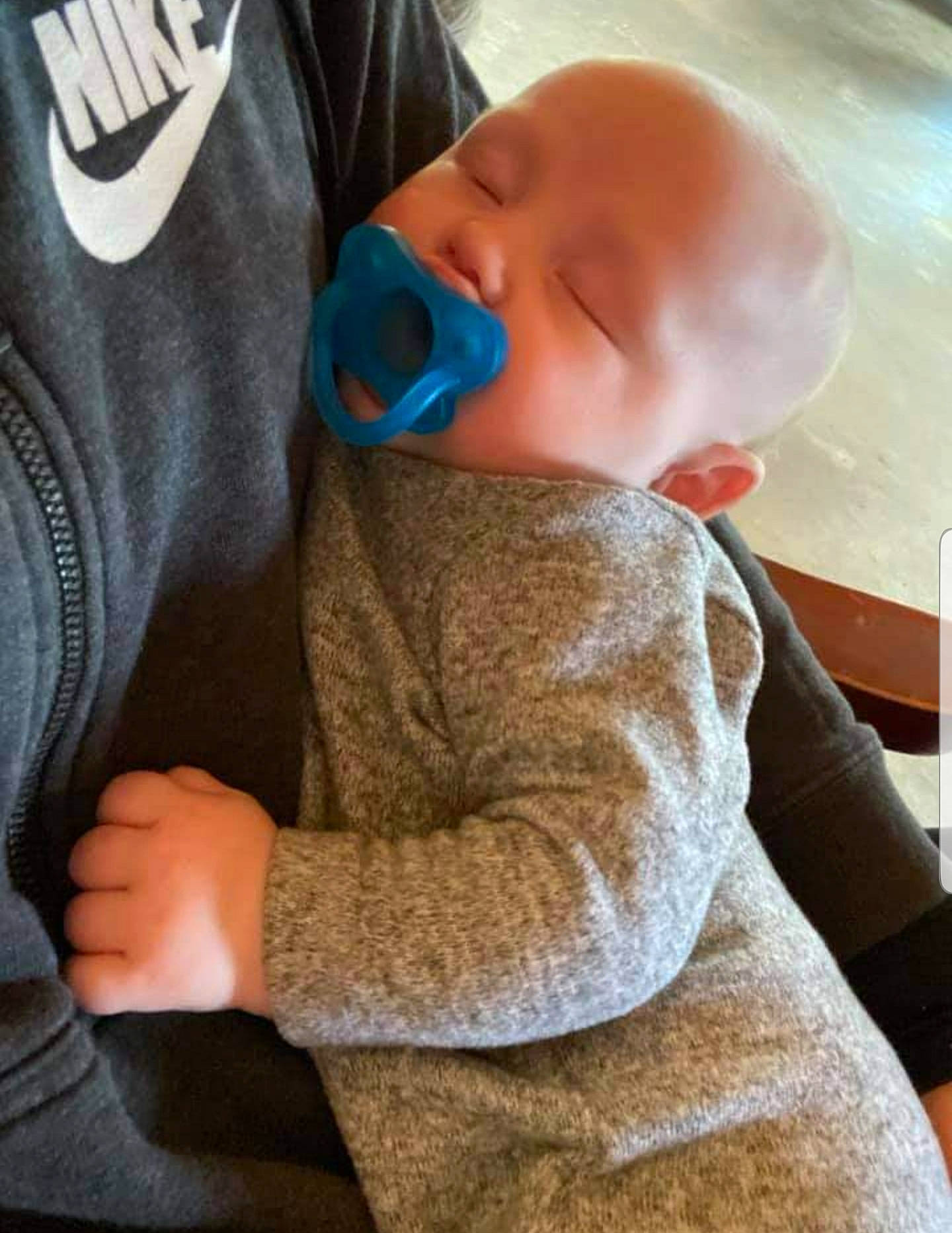 Nash joined the competition — help win amazing prizes! baby, baby_products, baby_sleeping, baby_toddler_clothing, cheek, child, clothing, comfort, elbow, electric_blue, finger, fur, nose, outerwear, person, play, sitting, sleep, sleeve, toddler