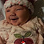 Lorelai is registered to the contest to win money with this photo: accessories, baby, beanie, blanket, bonnet, cap, clothing, coat, costume, envelope, face, glasses, glove, greetingcard, happy, hat, head, hood, jacket, laughing