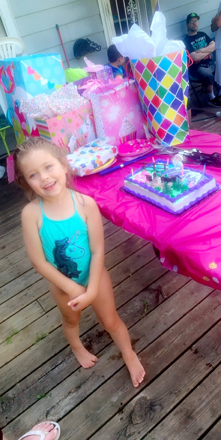 Yesenia joined the competition — help win amazing prizes! aqua, barefoot, beauty, chair, floor, flooring, fun, furniture, happy, headwear, joy, leisure, magenta, morning, person, pink, purple, smile, summer, table