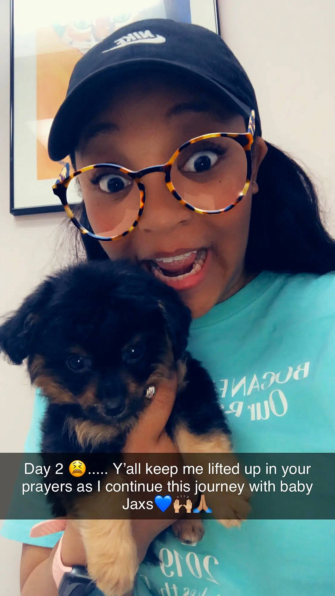 Jaxs is registered to the contest to win money with this photo: canidae, carnivore, companion_dog, cool, dog, dog_breed, glasses, photo_caption, photography, puppy, puppy_love, rottweiler, selfie, smile, tibetan_spaniel