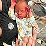 Jaxon joined the competition — help win amazing prizes! newborn, infant, baby, sleeping, hospital, nicu, medical_equipment, onesie, winnie_the_pooh, blanket, adult, hands, parent, bed, tubes, monitoring, portrait, indoors, peaceful, newborn_care
