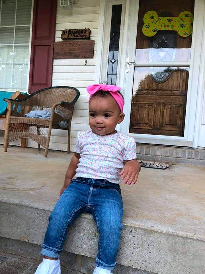 Emmerson joined the competition — help win amazing prizes! child, denim, jeans, person, smile, toddler