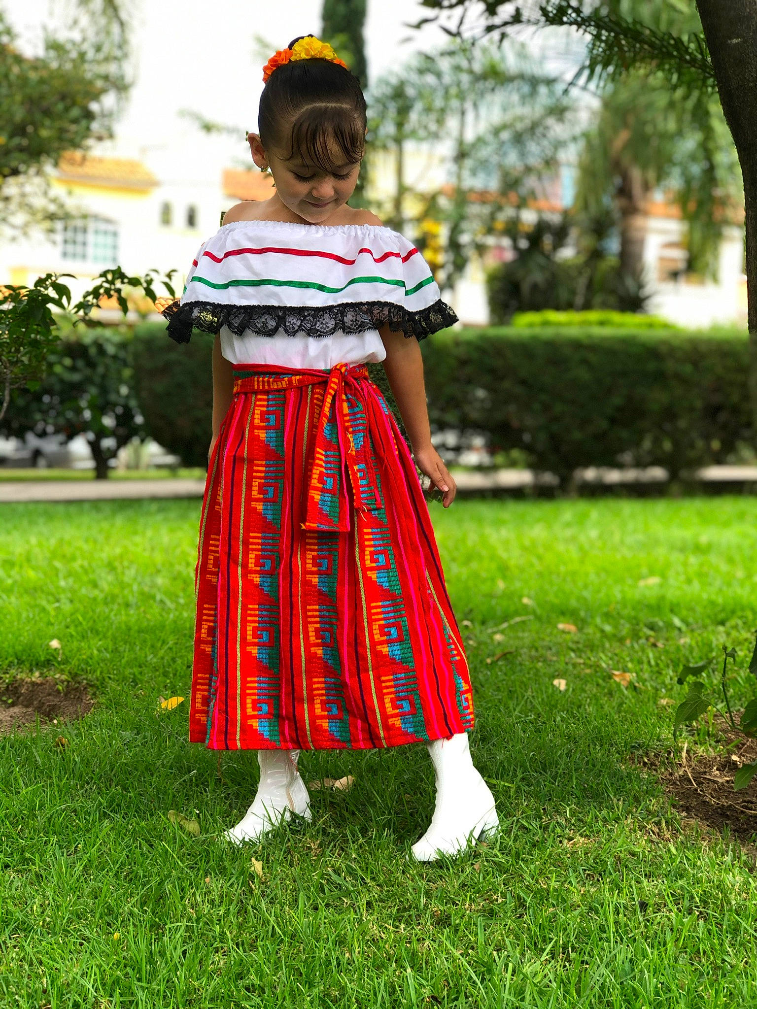 Xitlaly joined the competition — help win amazing prizes! abdomen, child, dress, fashion_accessory, formal_wear, grass, grass_family, grassland, happy, leisure, magenta, pattern, people_in_nature, person, plant, street_fashion, toddler, tradition, tree, trunk