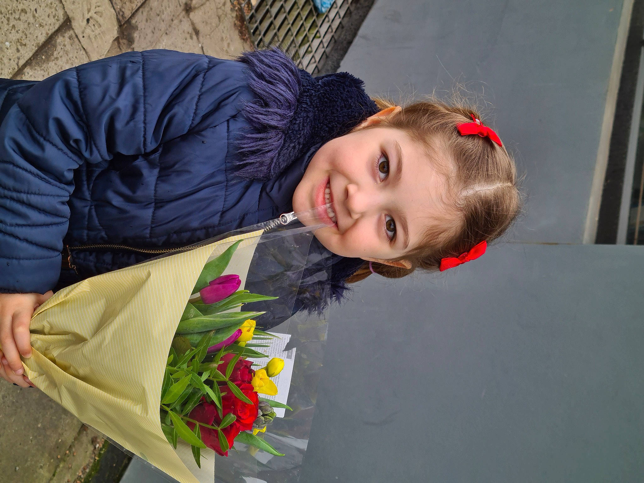 Anays joined the competition — help win amazing prizes! child, event, facial_expression, flag, flower, fun, grass, happy, joy, pattern, person, petal, plant, portrait_photography, sitting, smile, street_fashion, tree