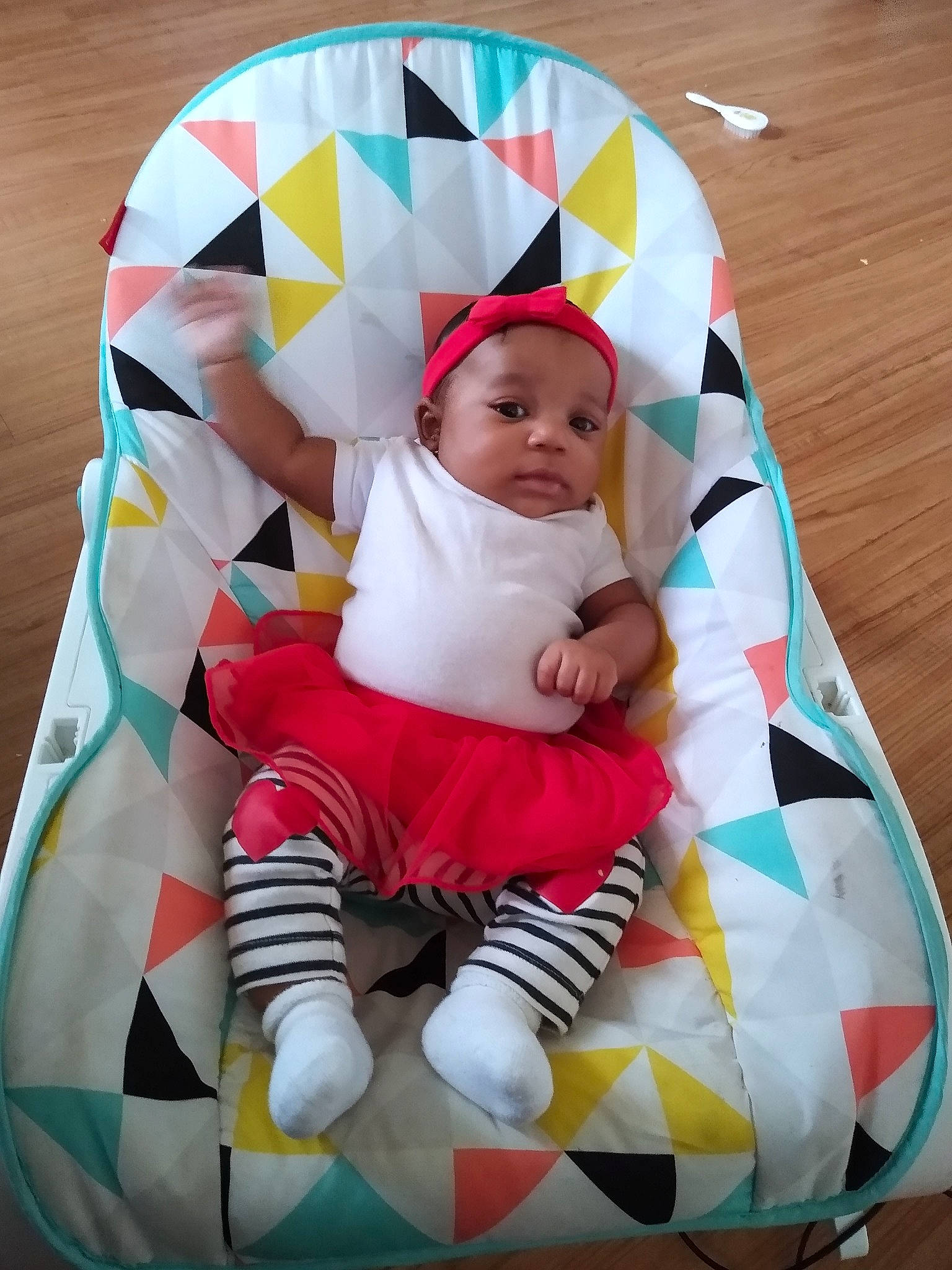 Yasmin joined the competition — help win amazing prizes! baby, child, person, textile, toddler