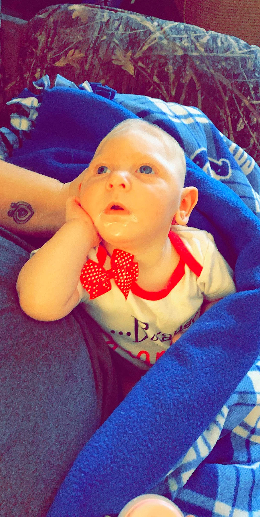 Kayla joined the competition — help win amazing prizes! baby, cheek, child, head, mouth, person, skin, toddler