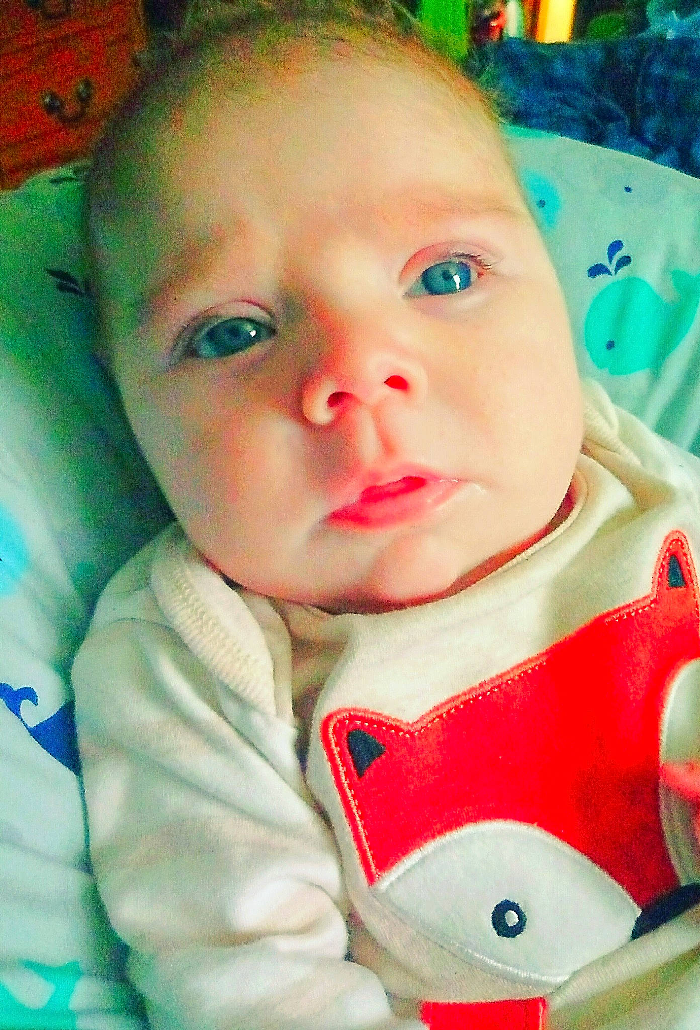 Leelan is registered to the contest to win money with this photo: baby, cheek, child, chin, close_up, eye, face, forehead, head, iris, lip, mouth, nose, person, skin, smile, toddler