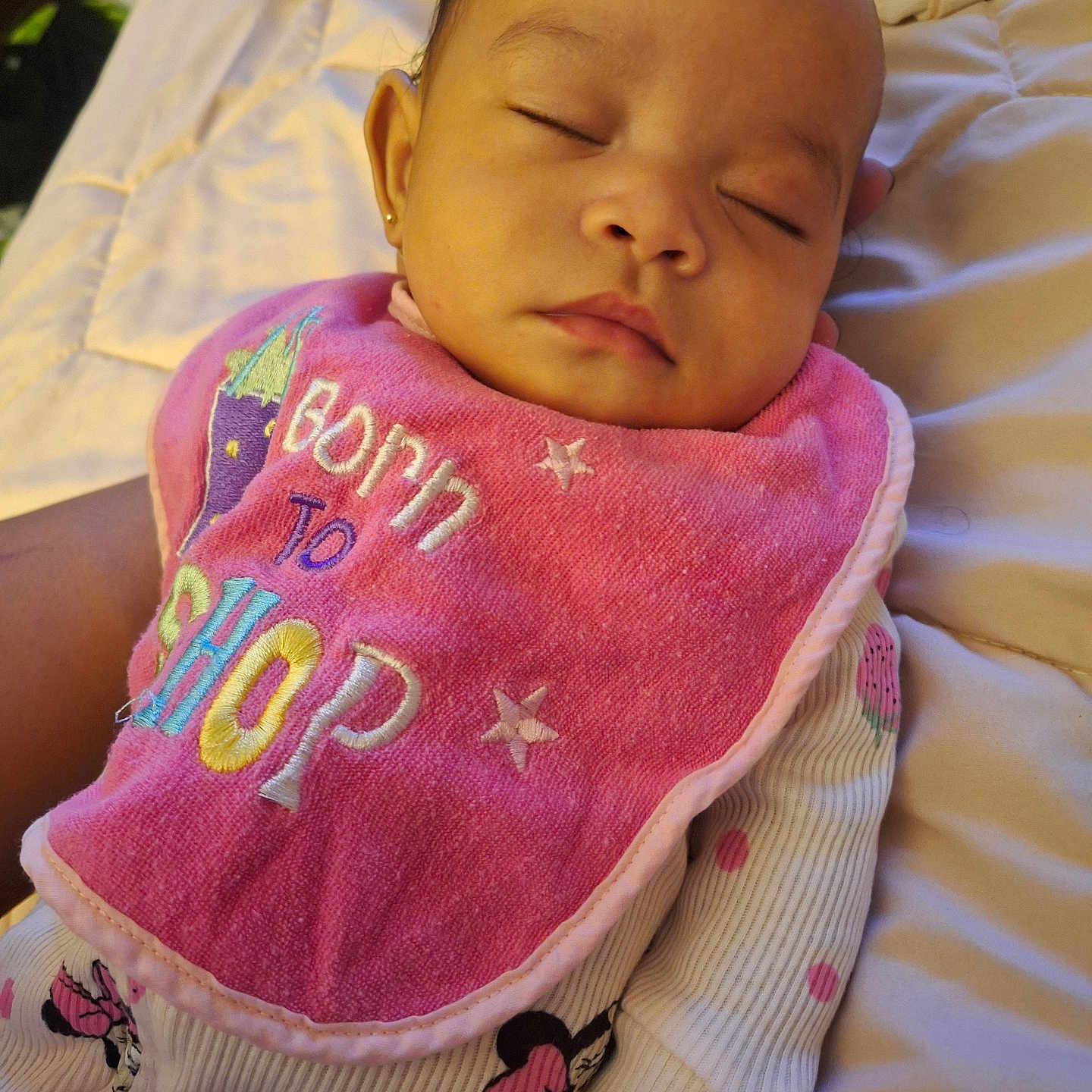 Koah joined the competition — help win amazing prizes! baby, bed, bib, blanket, clothing, cushion, electricaldevice, face, furniture, head, homedecor, knitwear, microphone, newborn, person, photography, portrait, quilt, sleeping, sweater