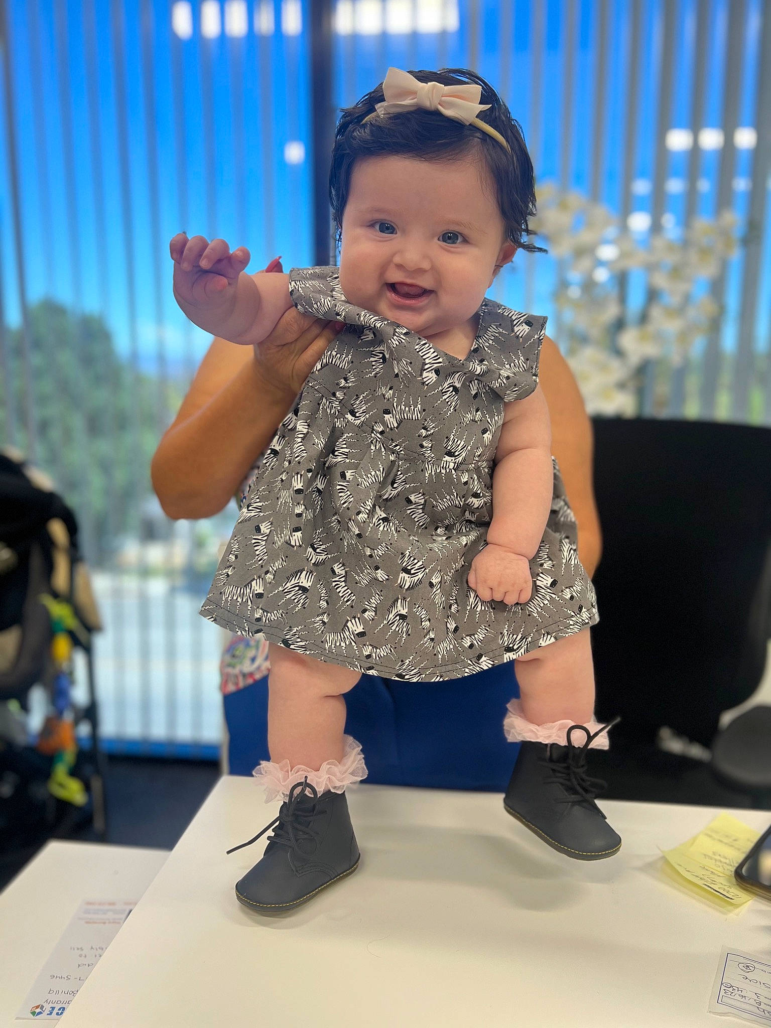 Alice joined the competition — help win amazing prizes! azure, baby_toddler_clothing, beauty, blue, child, electric_blue, event, fashion, fashion_accessory, fashion_design, fun, hairstyle, happy, human_leg, leisure, pattern, person, purple, sleeve, smile