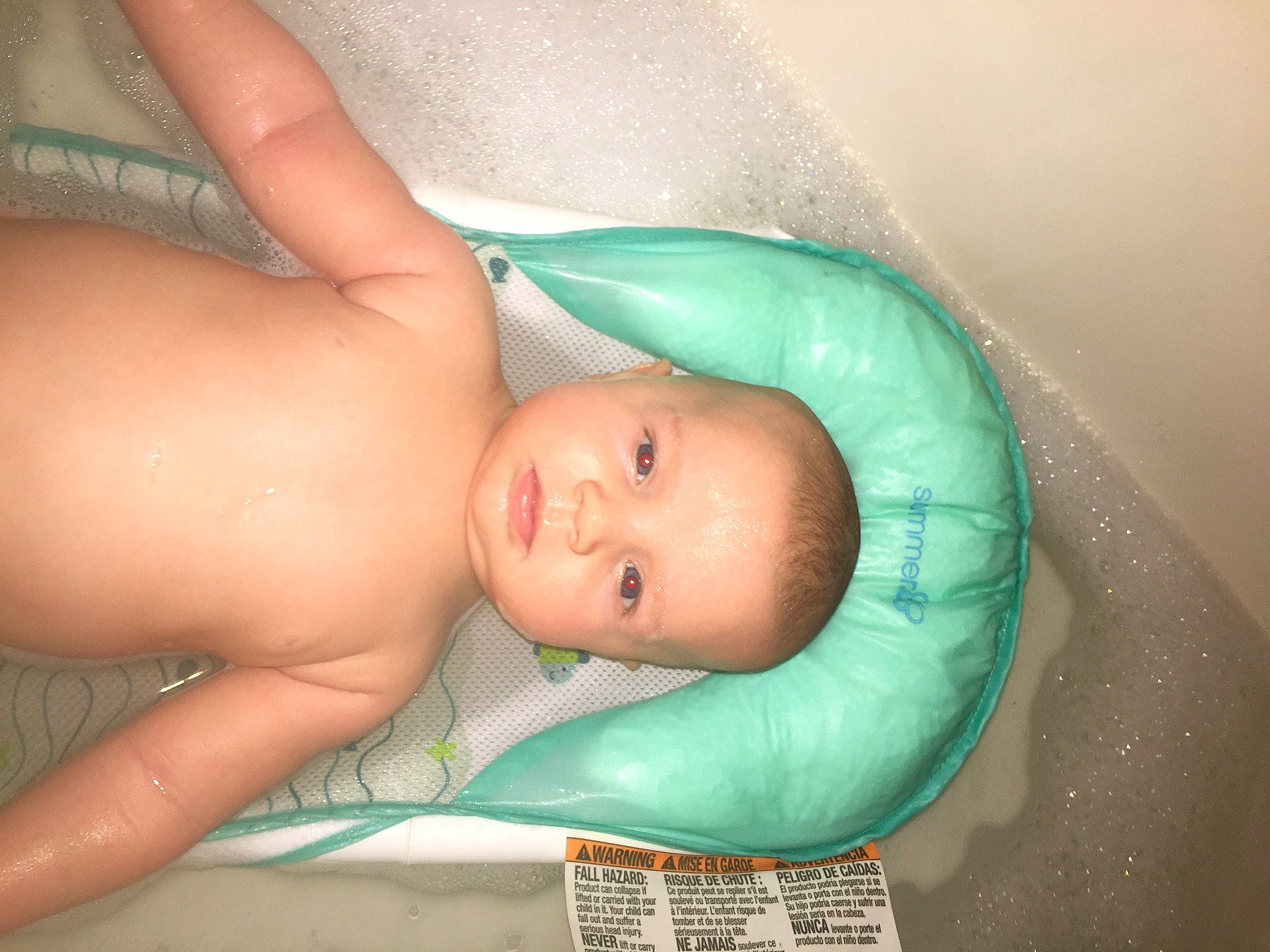 Cecil is registered to the contest to win money with this photo: abdomen, baby, baby_products, bathing, chest, child, childbirth, comfort, elbow, event, flesh, hospital, linens, person, room, skin, stomach, toddler